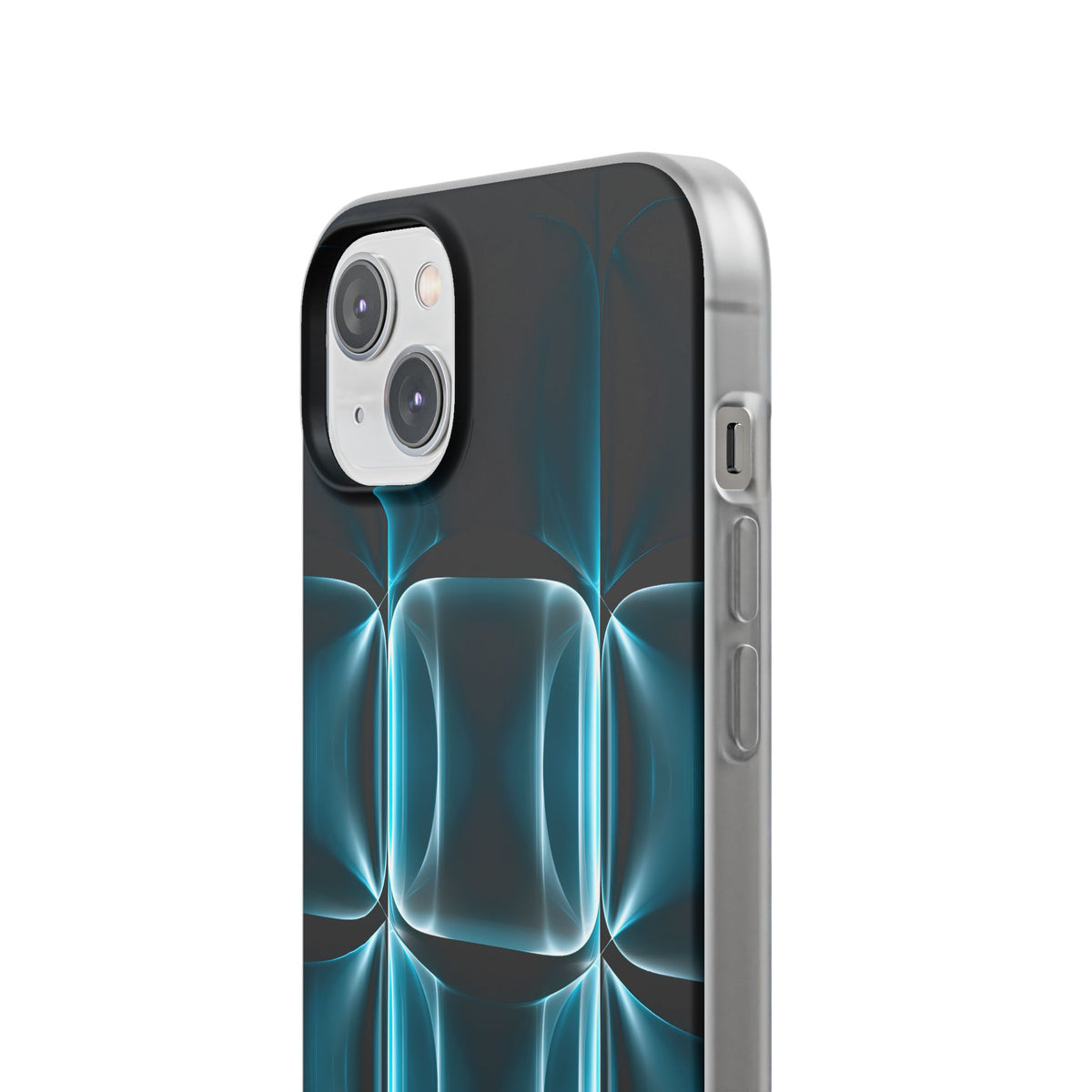 Cyan Core Matrix · Lite Phone Case for iPhone · Blue