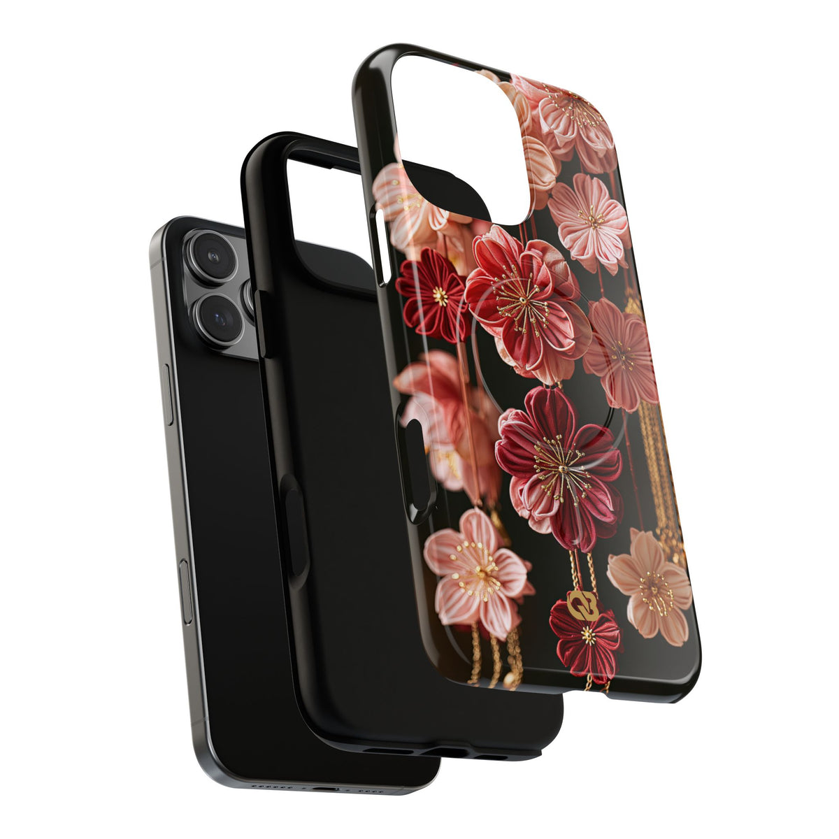 Silk Blossom Kanzashi · Tough 2.0 Magnetic Phone Case for iPhone · Pink
