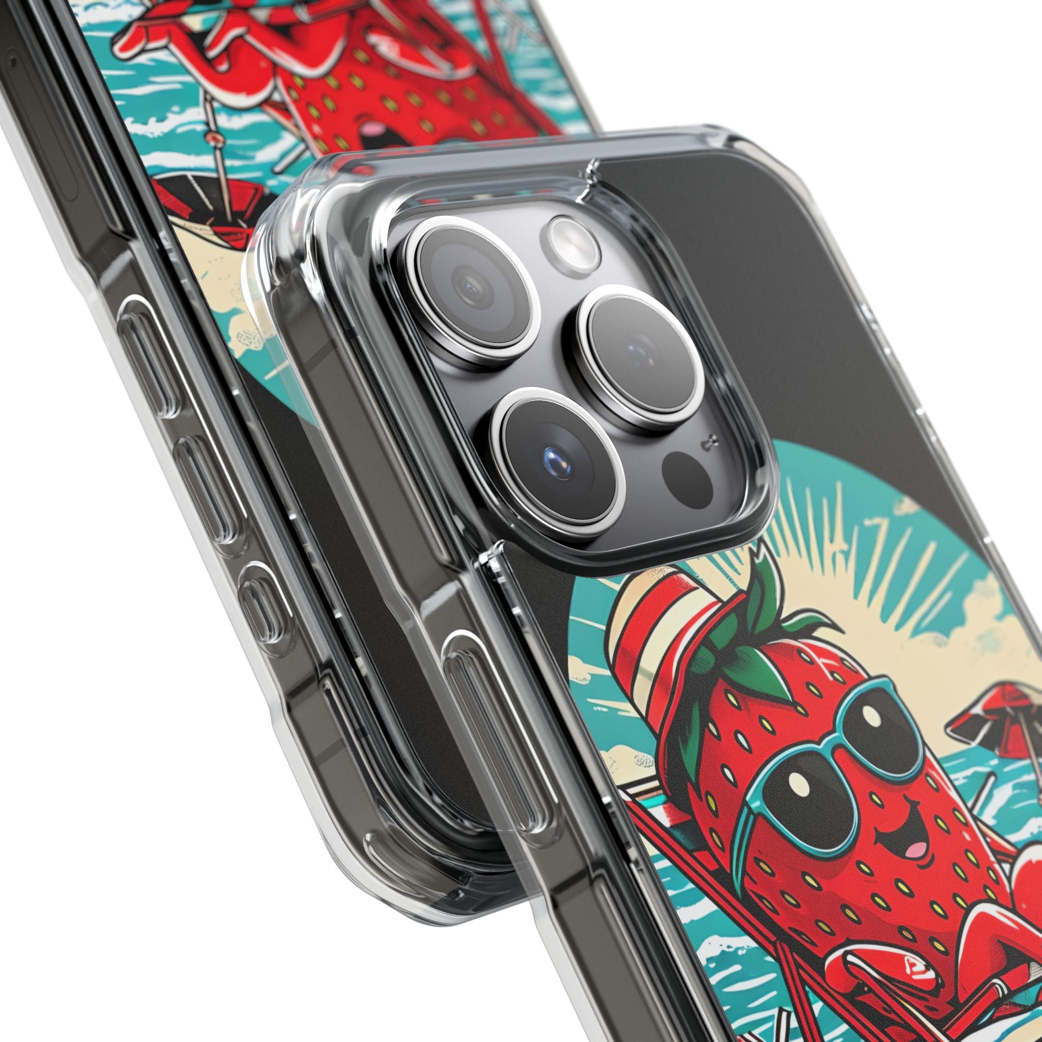 Ρετρό Παραλιακό Μούρο · Impact Θήκη για iPhone · Magsafe