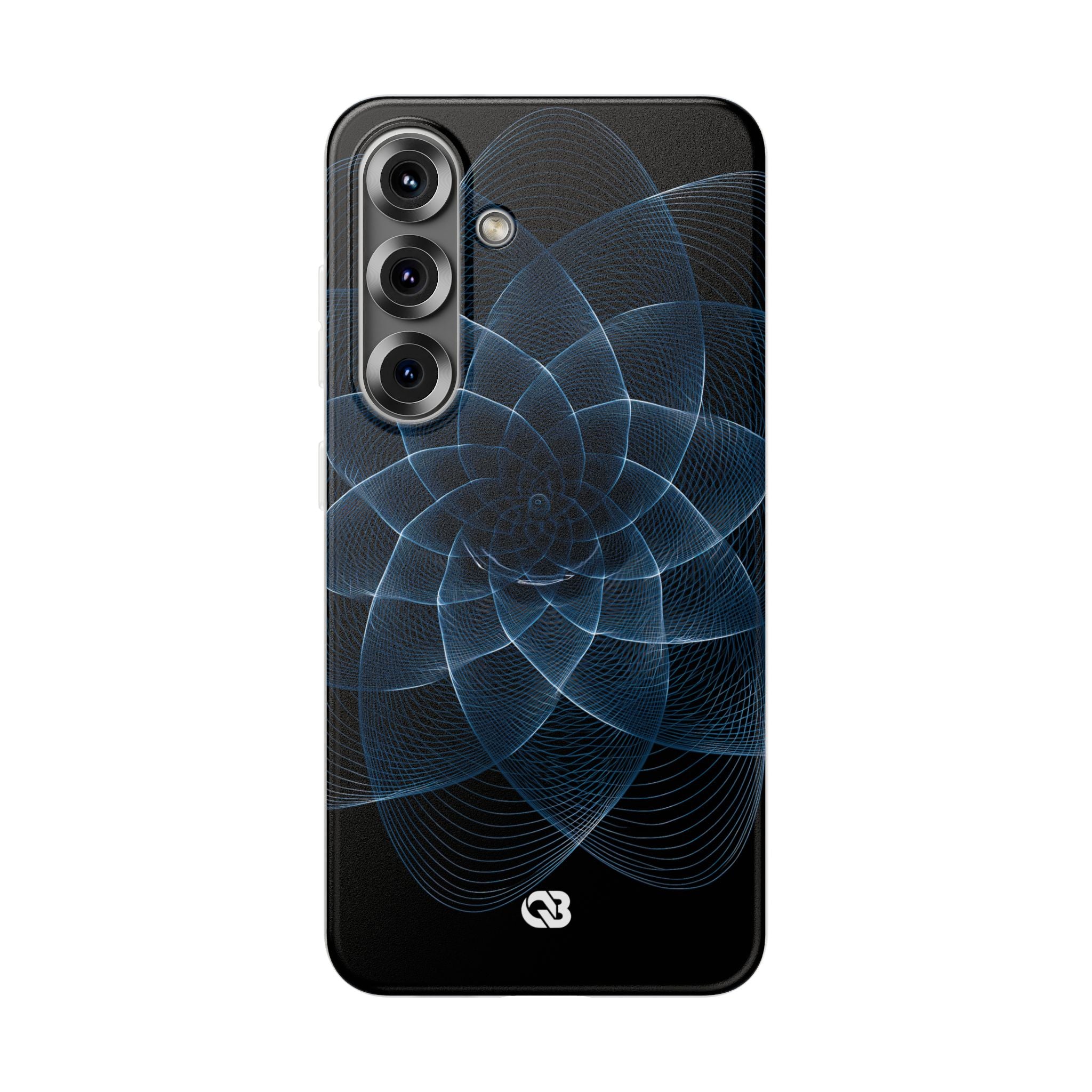 Blue Lite Phone Case for Samsung - Cobalt Geometric Bloom