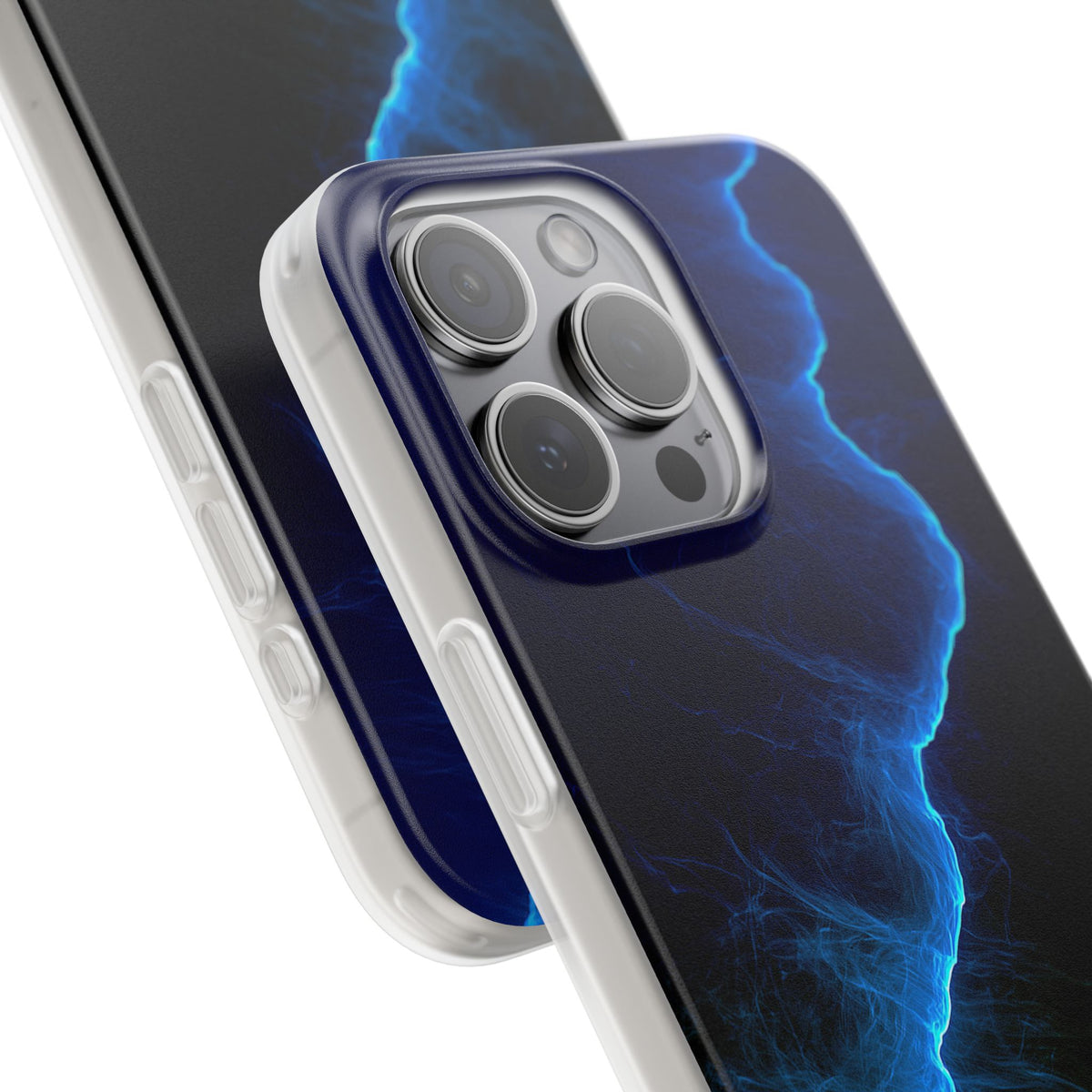 Electric Azure Drift · Lite Phone Case for iPhone · Blue
