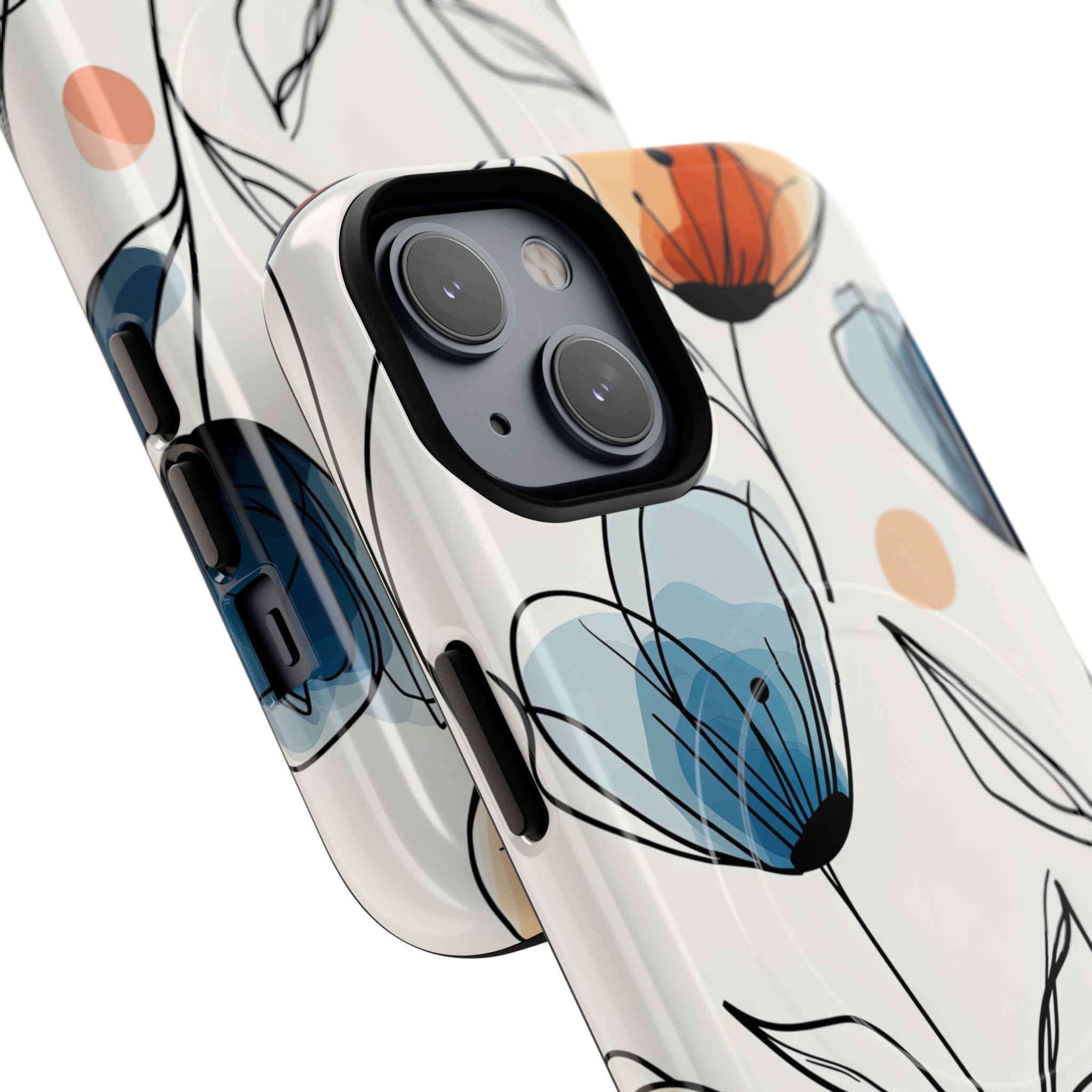 Ink Watercolor Tulips · Tough+ Phone Case for iPhone · Magsafe