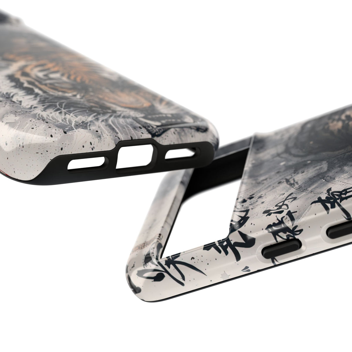 Fierce Ink Tiger · Tough Phone Case for Pixel · Beige