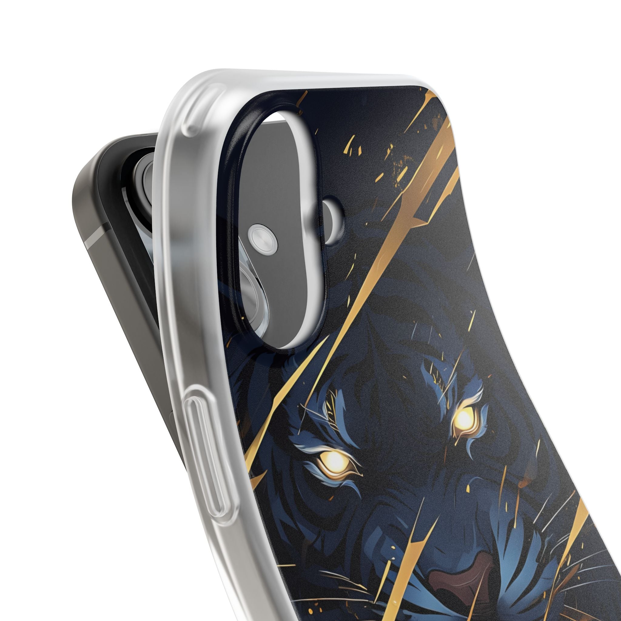 Obsidian Gold Predator · Soft Coque de téléphone pour iPhone