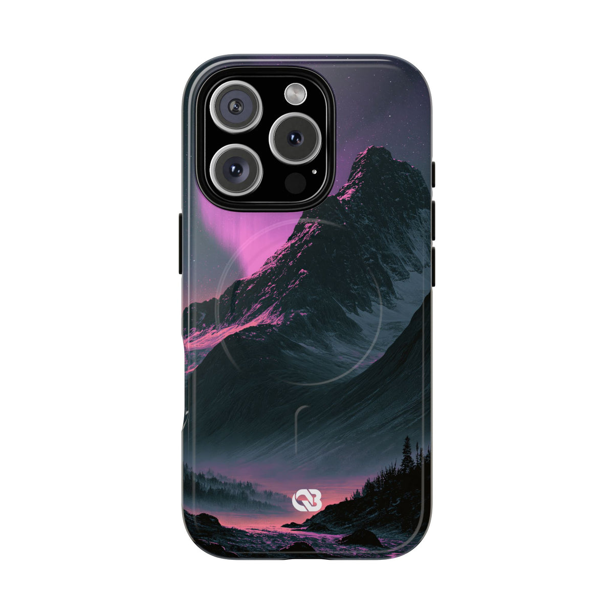 Arctic Aurora Summit · Tough 2.0 Magnetic Phone Case for iPhone · Black
