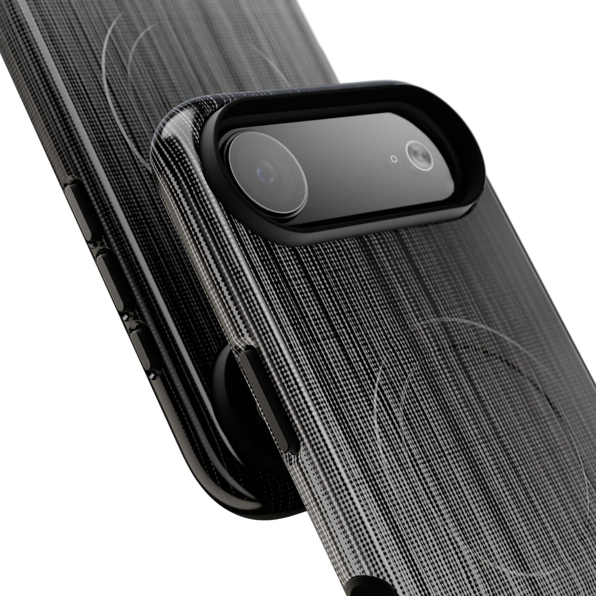 Grey Tough 2.0 Magsafe Phone Case for iPhone - Static Vertical Dither