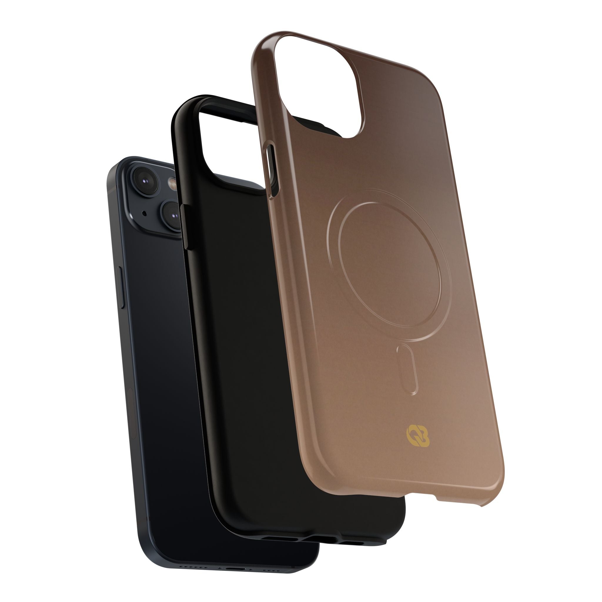 Brown Tough 2.0 Magsafe Phone Case for iPhone - Smoked Caramel Fade