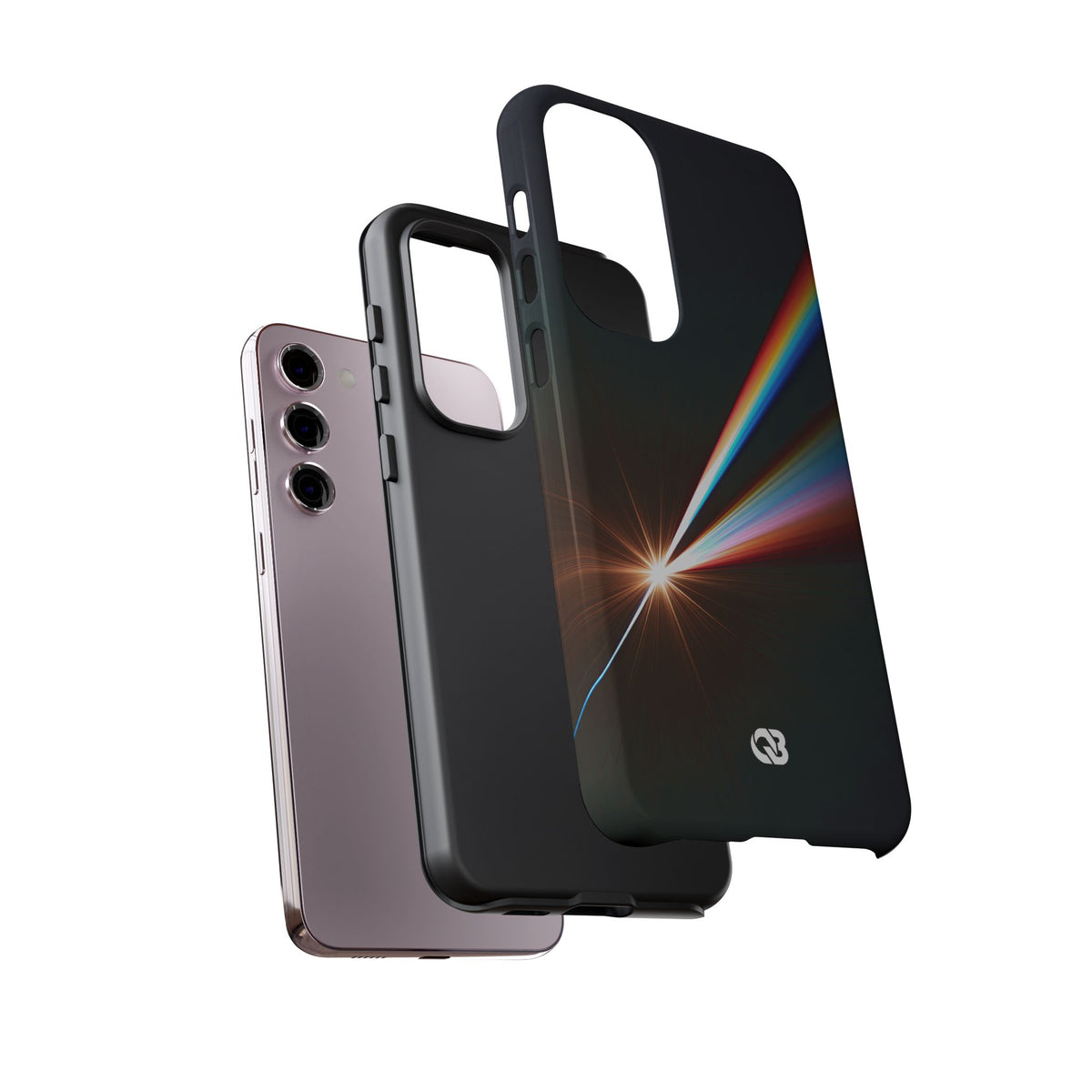 Spectral Refraction · Tough Phone Case for Samsung · Black