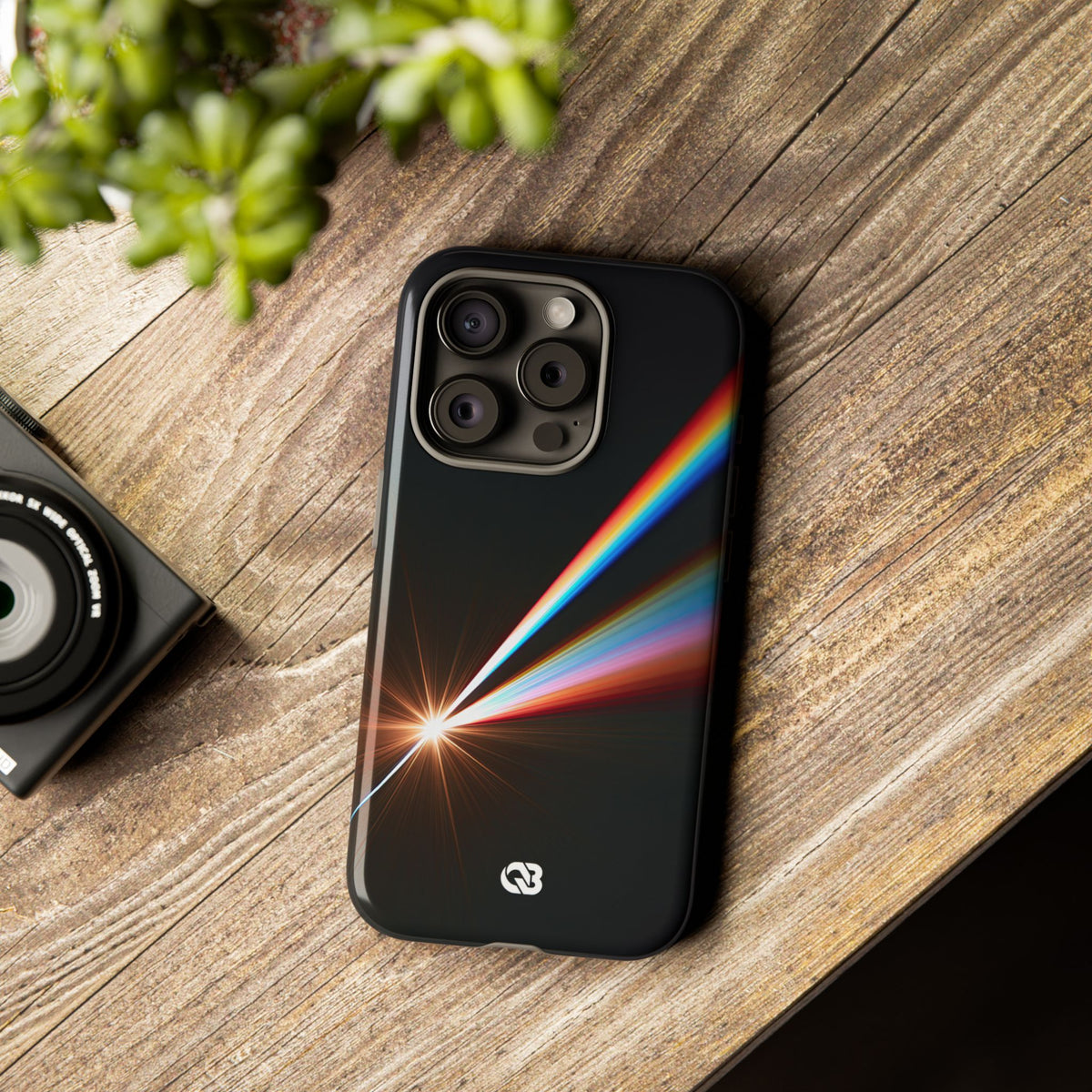 Spectral Refraction · Tough Phone Case for iPhone · Black