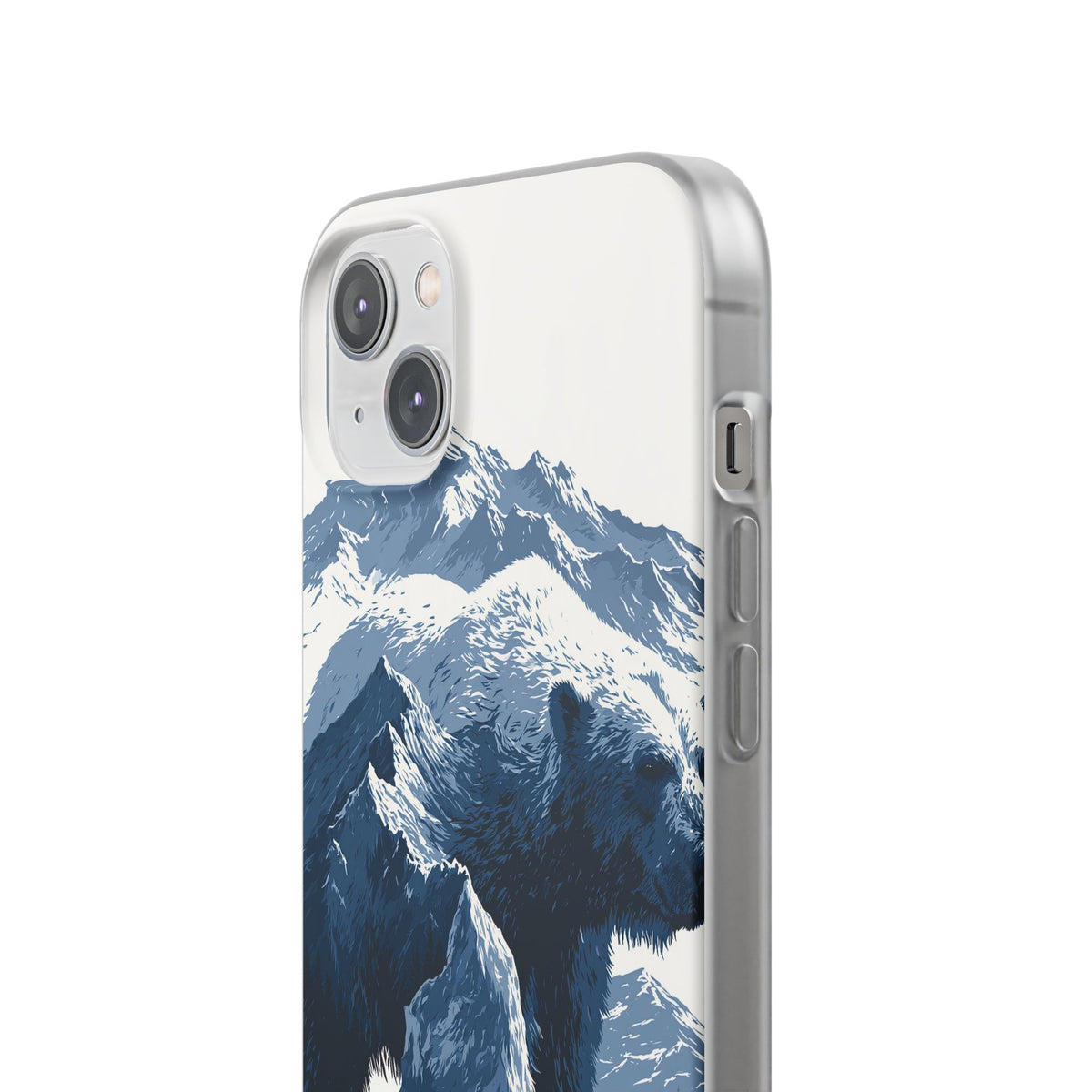 Fjord Summit Bear · Lite Phone Case for iPhone · Blue