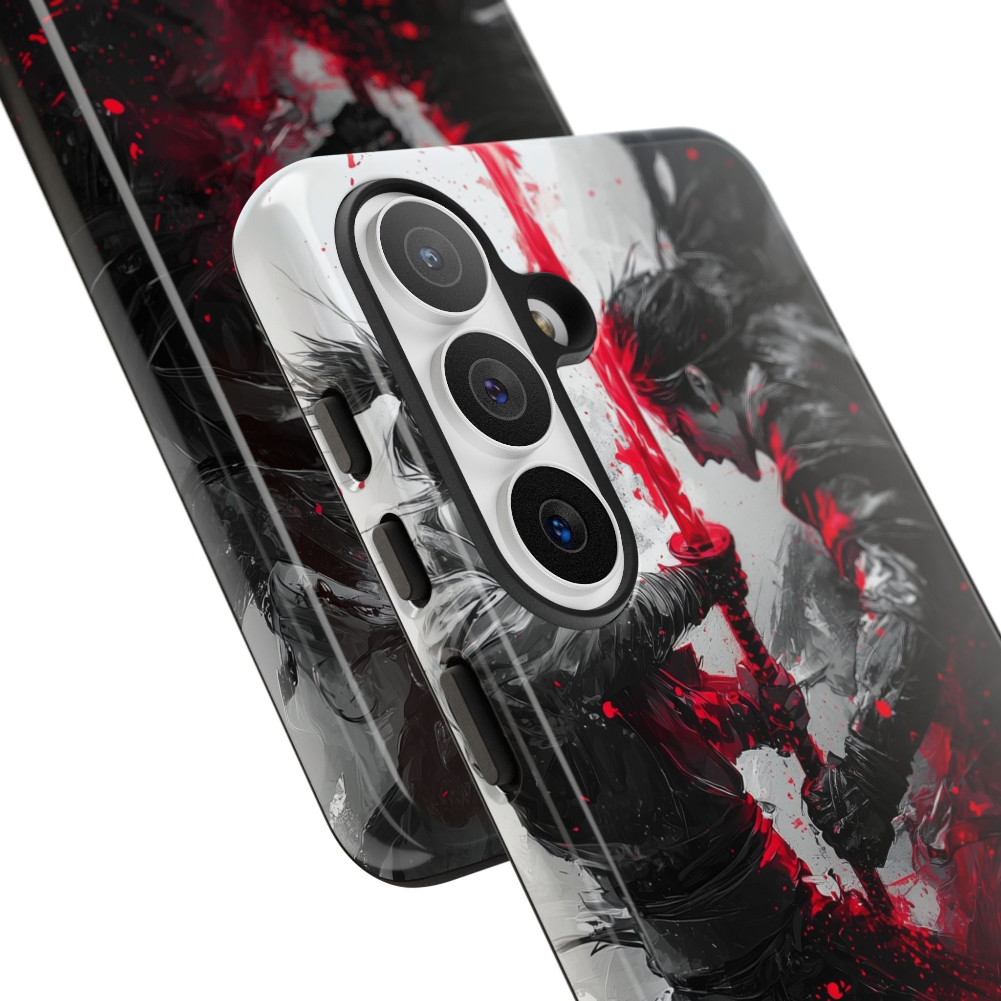 Shattered Crimson Duel · Tough Phone Case for Samsung