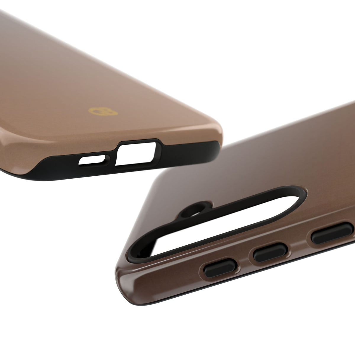 Brown Tough Phone Case for Samsung - Smoked Caramel Fade