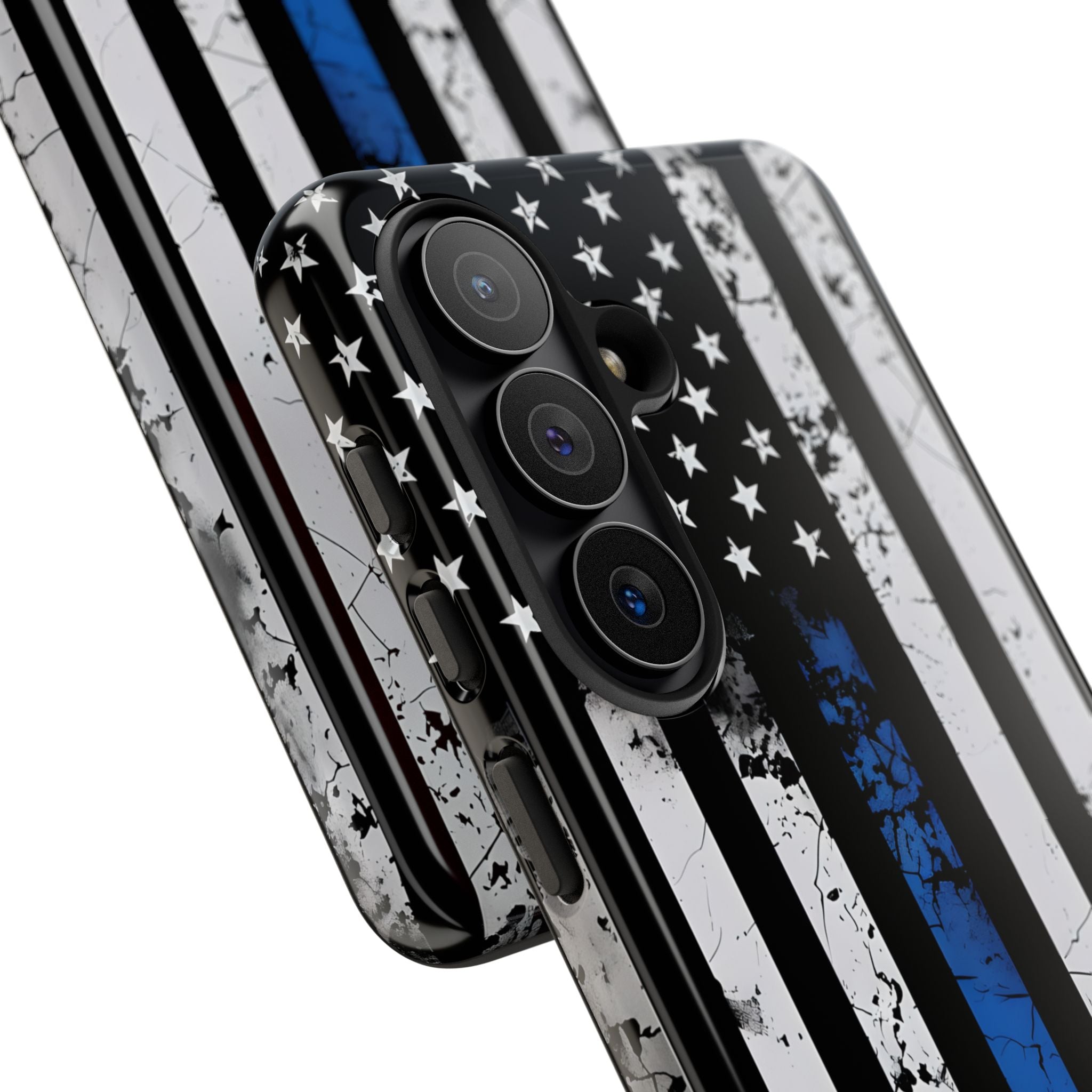 Gritty Cobalt Flag · Tough Handyhülle für Samsung