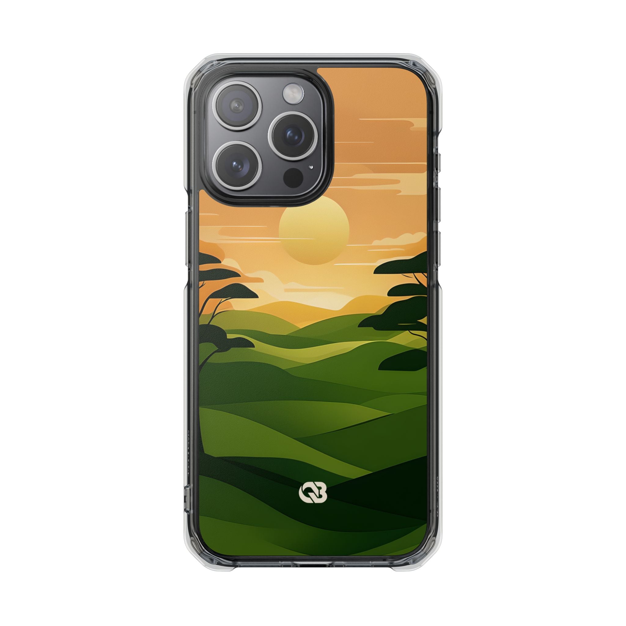 Verdant Horizon Sun · Impact Phone Case for iPhone · Magsafe