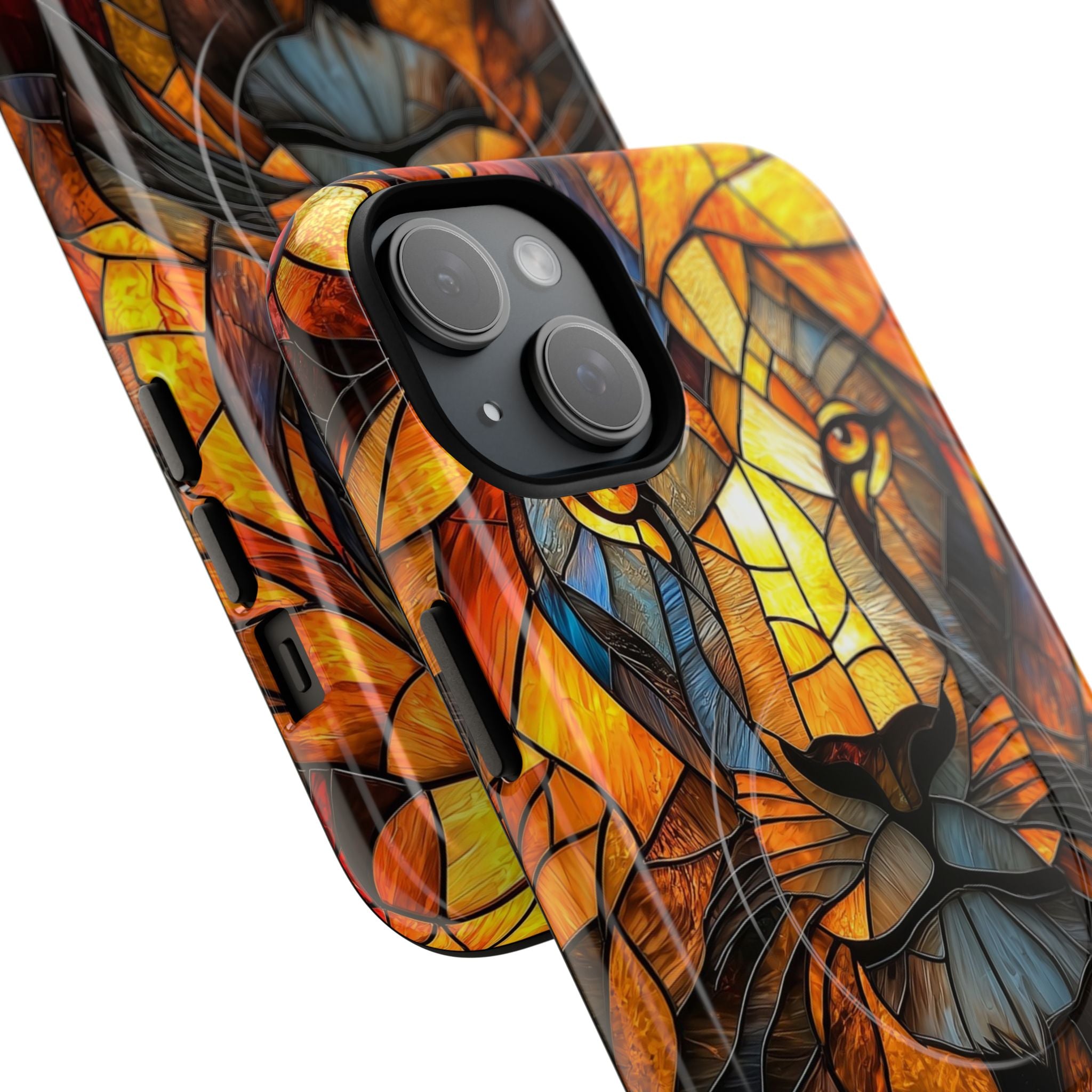 Lion Radiance iPhone 15 Plus Case - Tough+