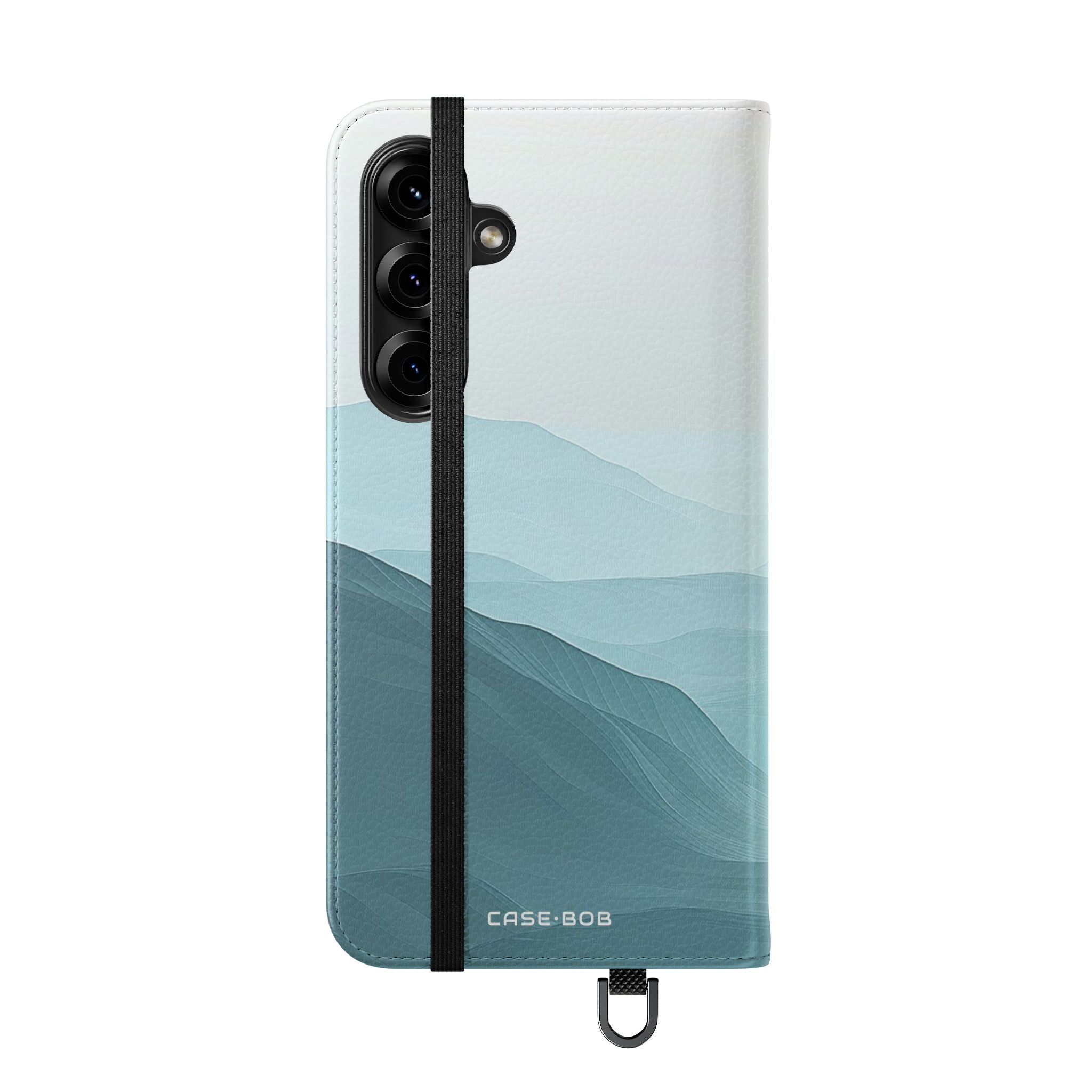 Teal Ridge Layers - Samsung S25+ Case - Lompakko