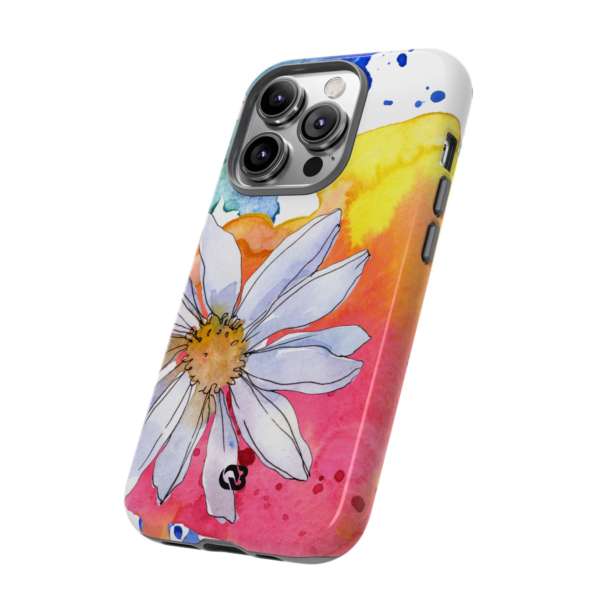 Vivid Bloom Splatter · Tough Handyhülle für iPhone