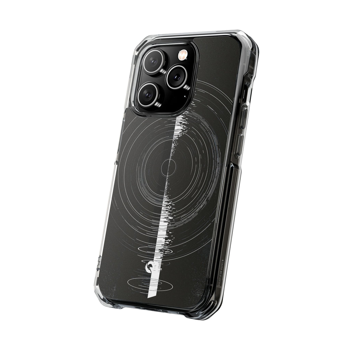 Black Impact MagSafe Phone Case for iPhone - Obsidian Orbital Signal