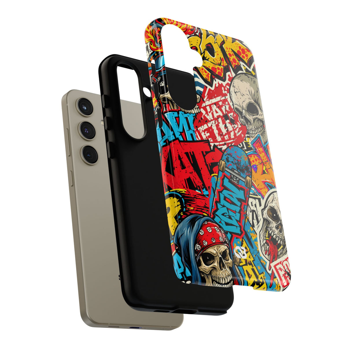 Skate Skull Riot · Tough Phone Case for Samsung · Red