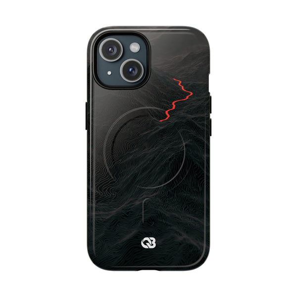 Crimson Ridge Pass · Tough 2.0 Magnetic Phone Case for iPhone · Black