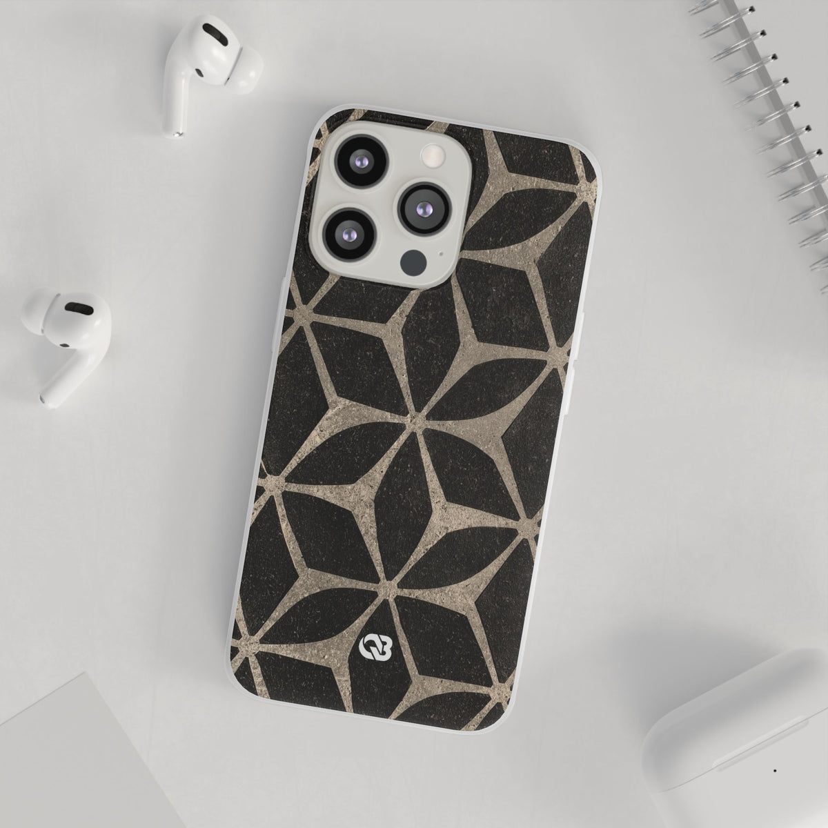 Concrete Mosaic Star · Lite Phone Case for iPhone · Black