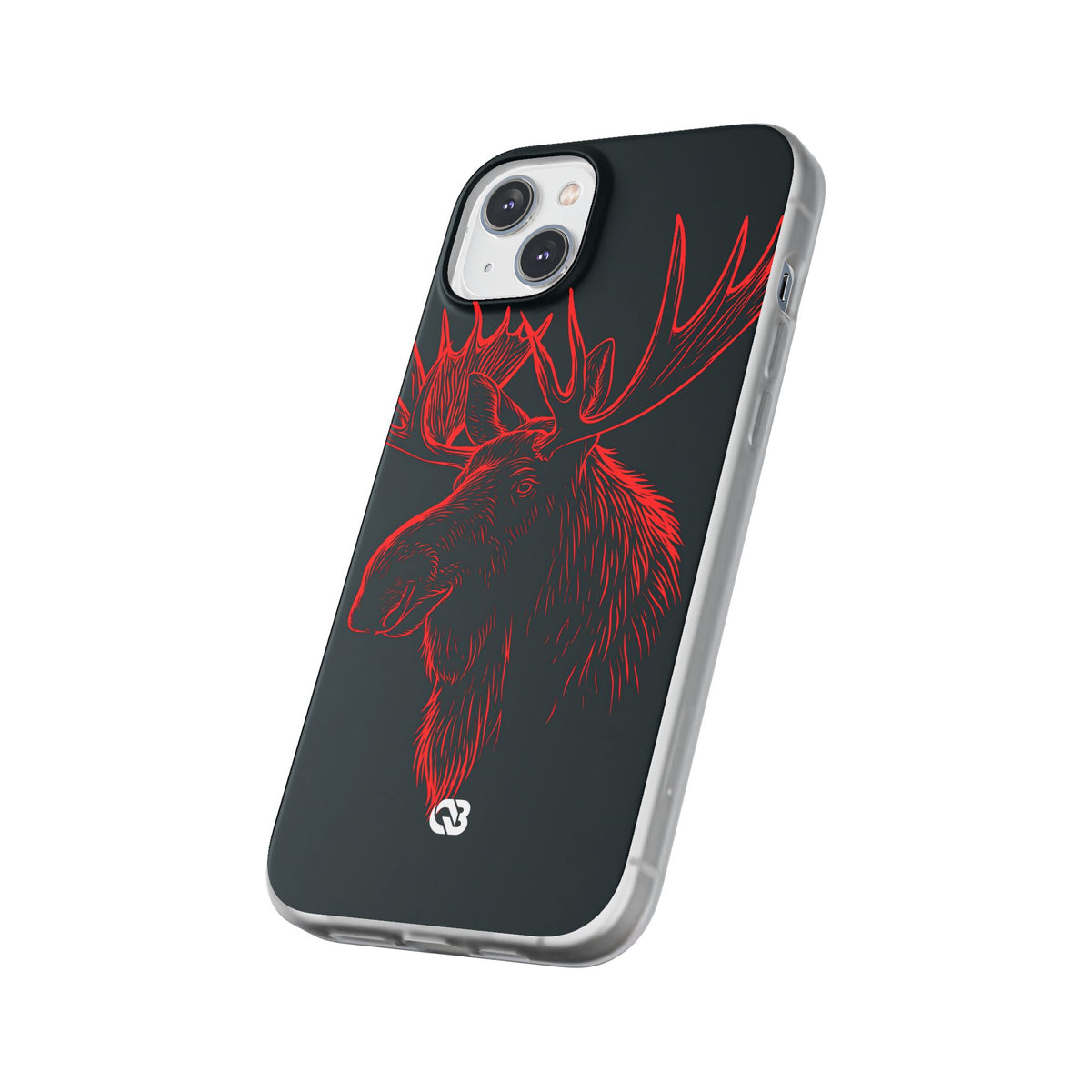 Nordic Elk · Lite Phone Case for iPhone · Black