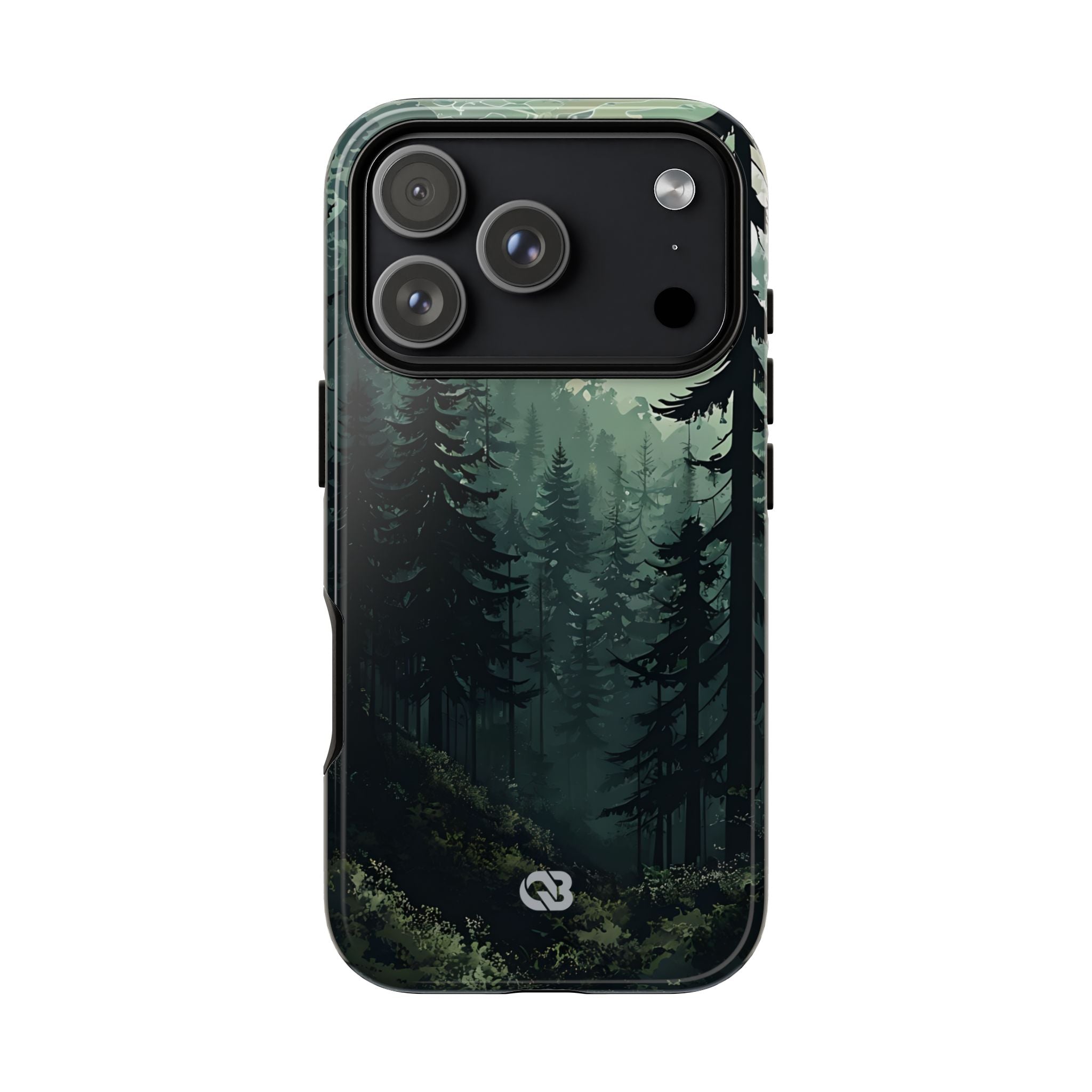 Misty Pine Shadow · Tough Phone Case for iPhone