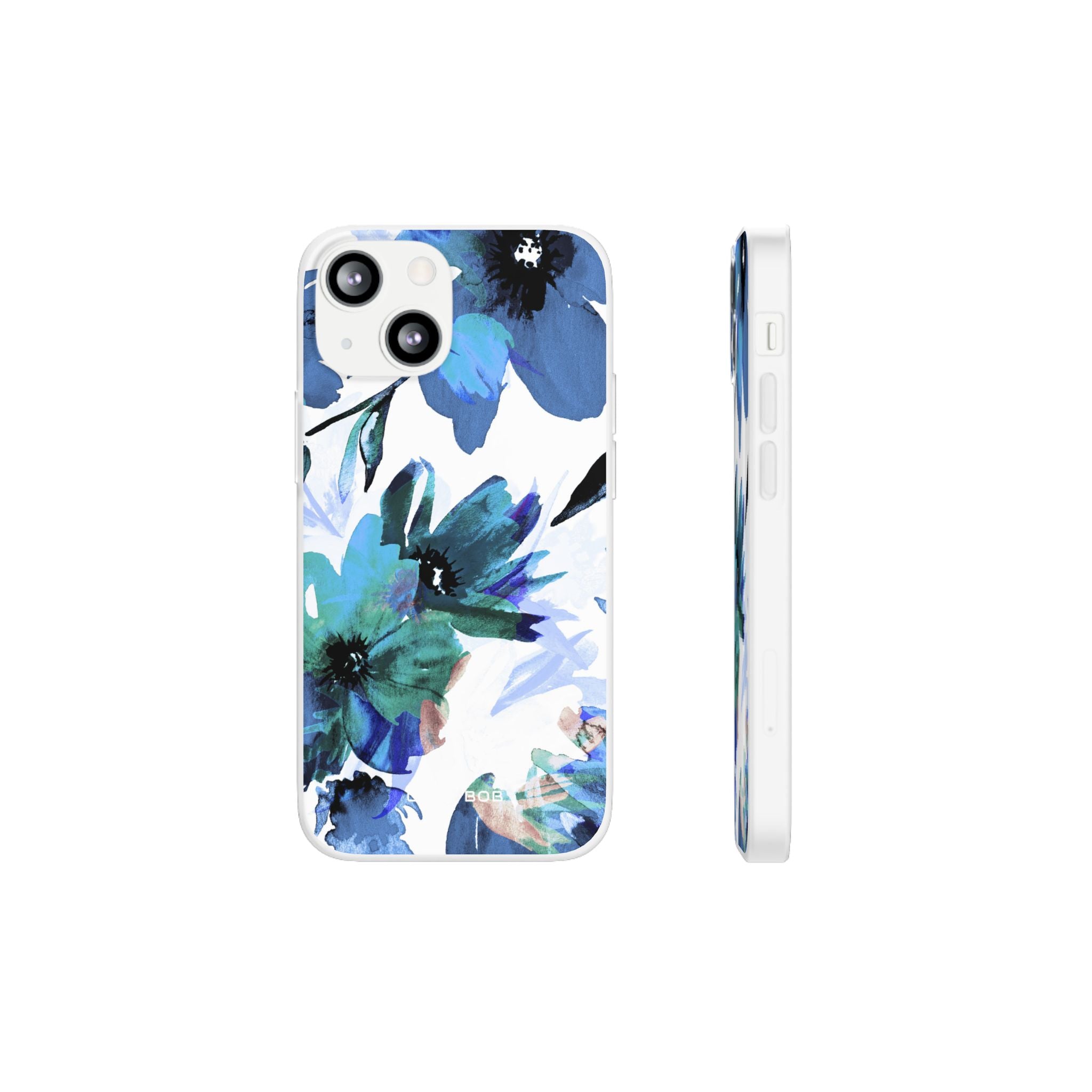 Blue Blossom Radiance iPhone 13 mini Case - Soft