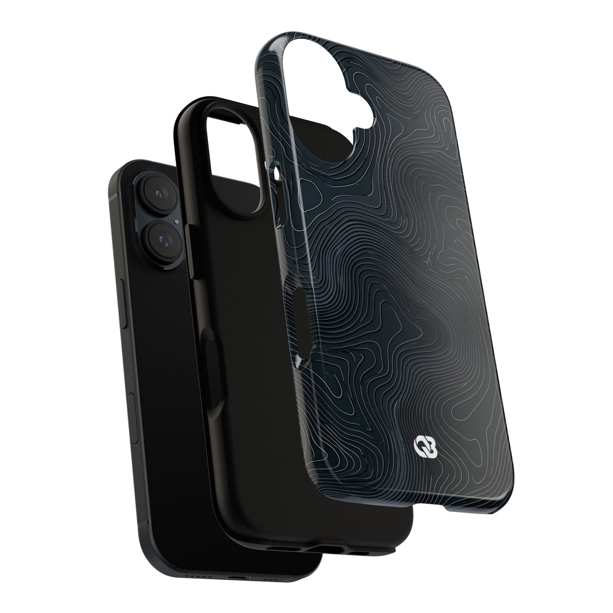 Obsidian Elevation · Tough Phone Case for iPhone · Black