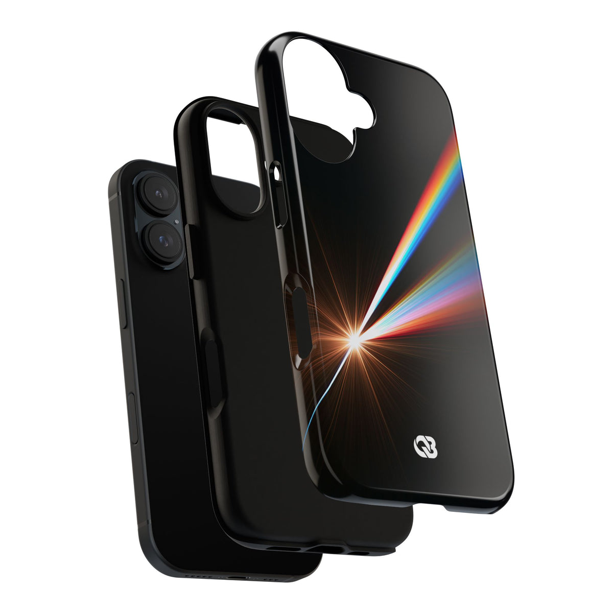 Spectral Refraction · Tough Phone Case for iPhone · Black