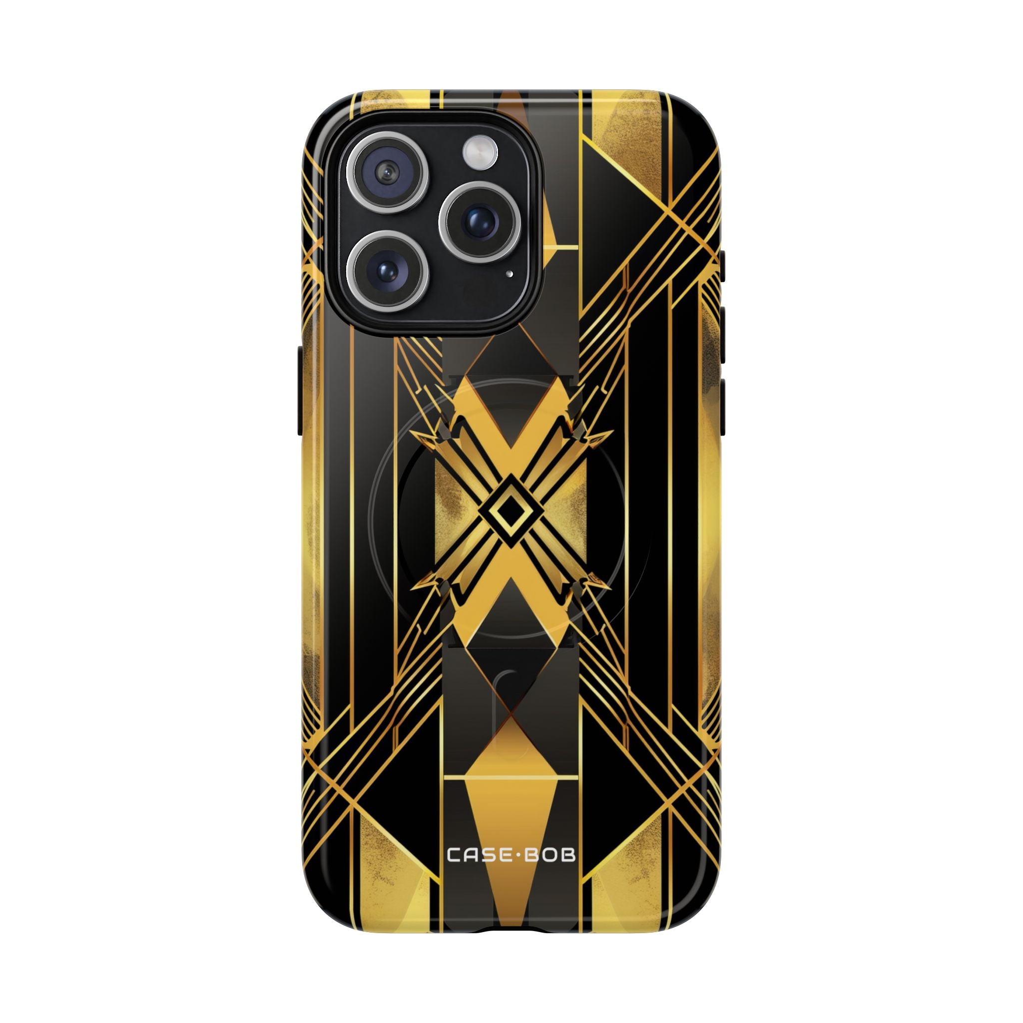 Golden Diamond Radiance iPhone 15 Pro Max Case - Tough+