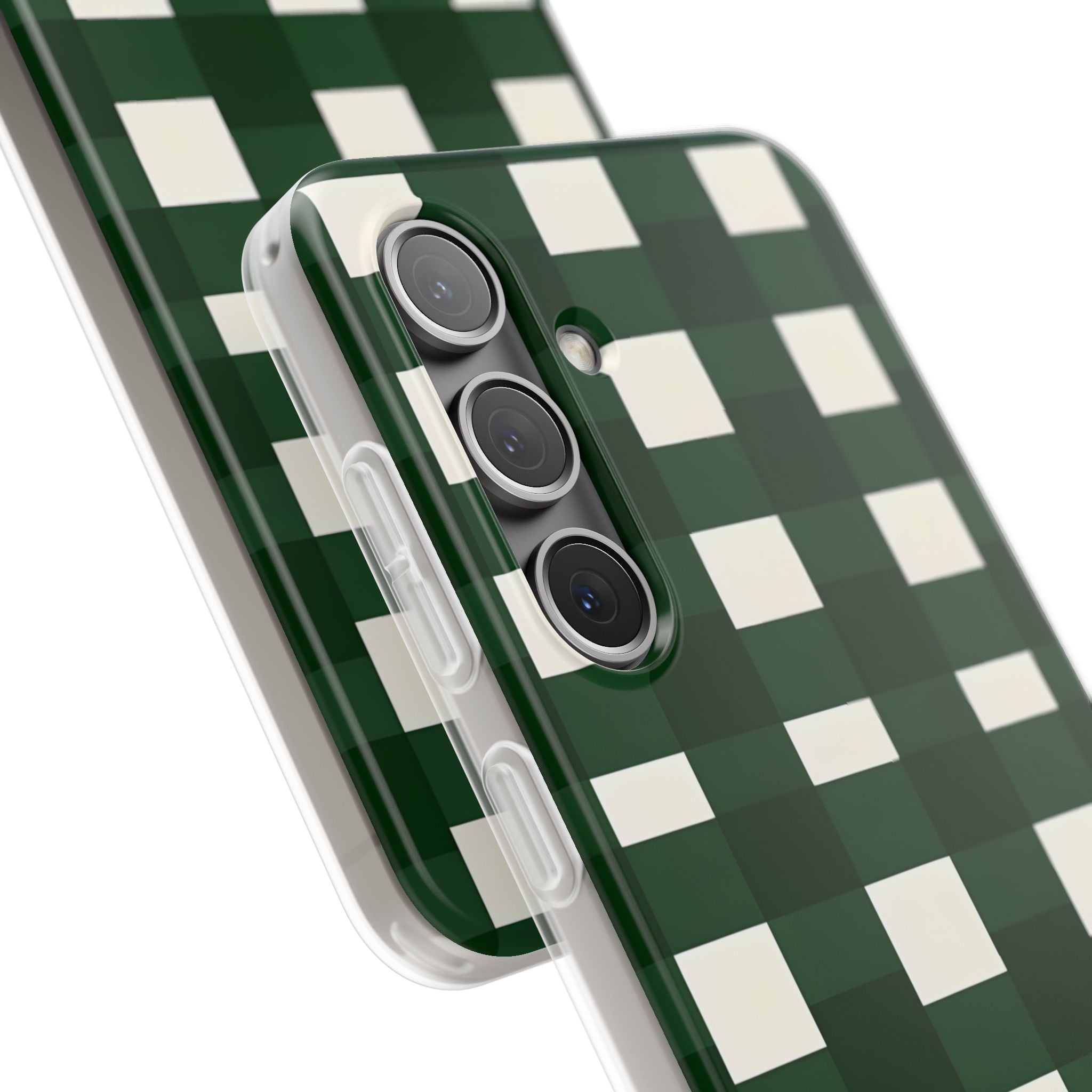Hunter Green Plaid · Soft Handyhülle für Samsung