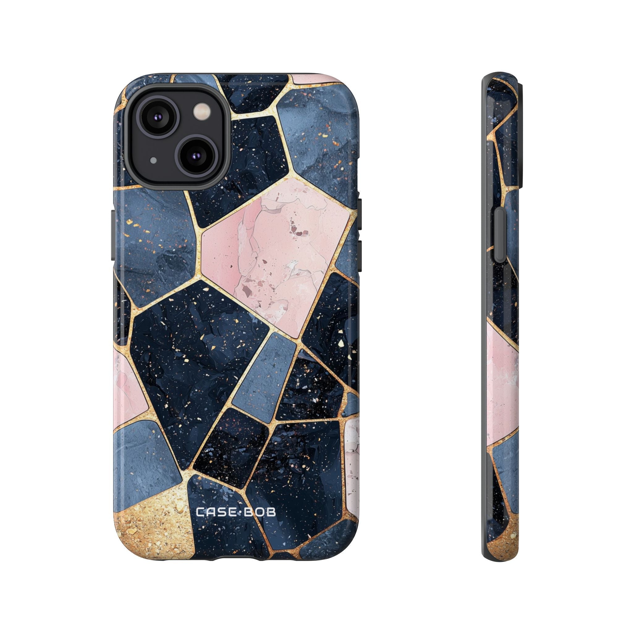 Golden Mosaic iPhone 14 Plus Case - Tough