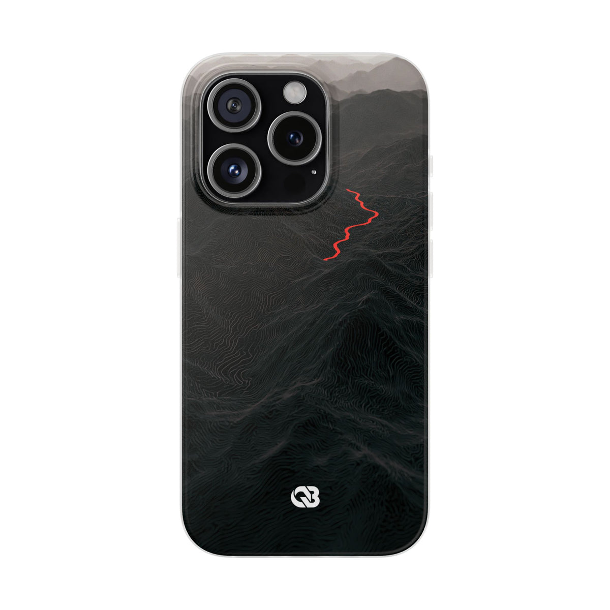 Crimson Ridge Pass · Lite Phone Case for iPhone · Black