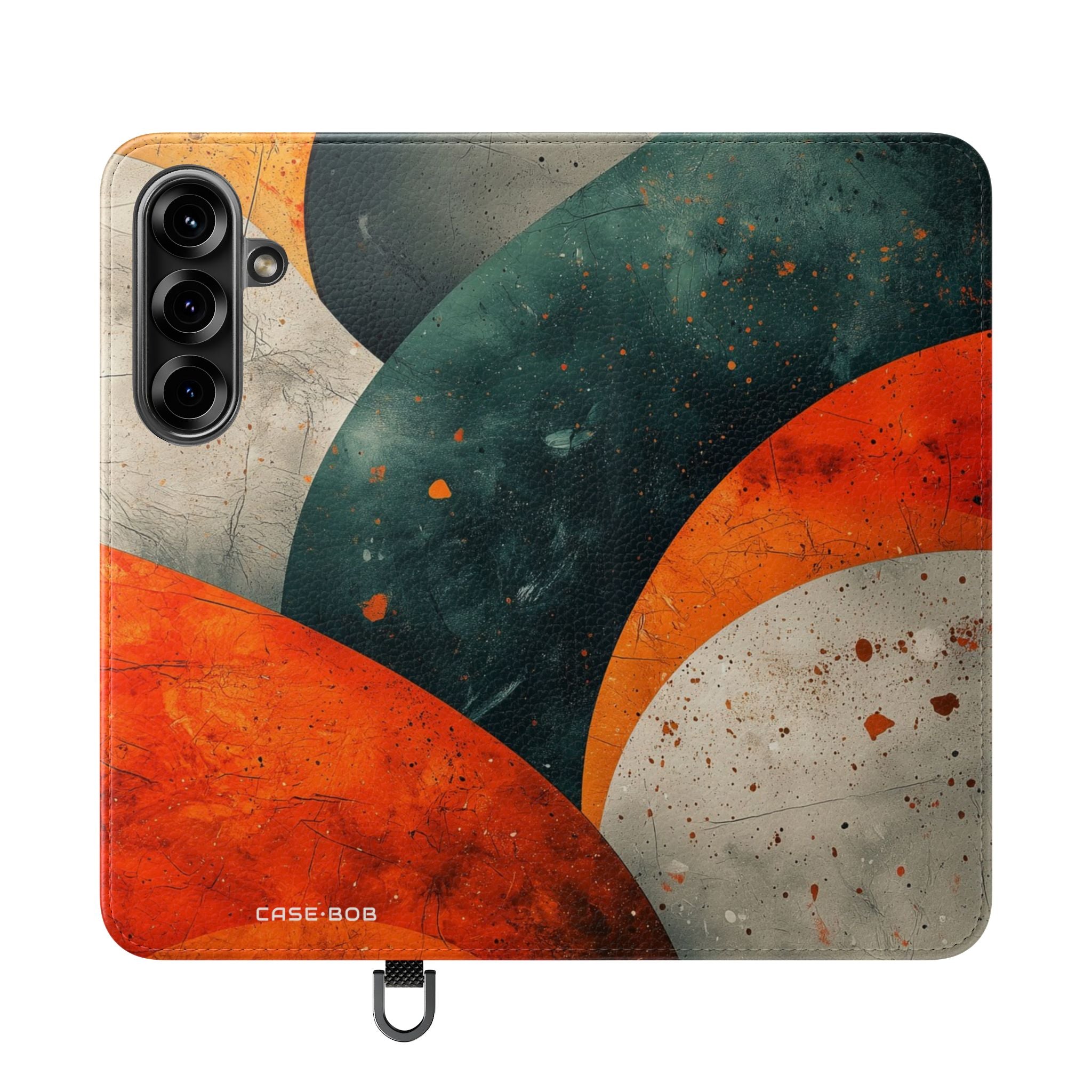 Sweeping Ember Bands - Samsung S25 Case - Wallet