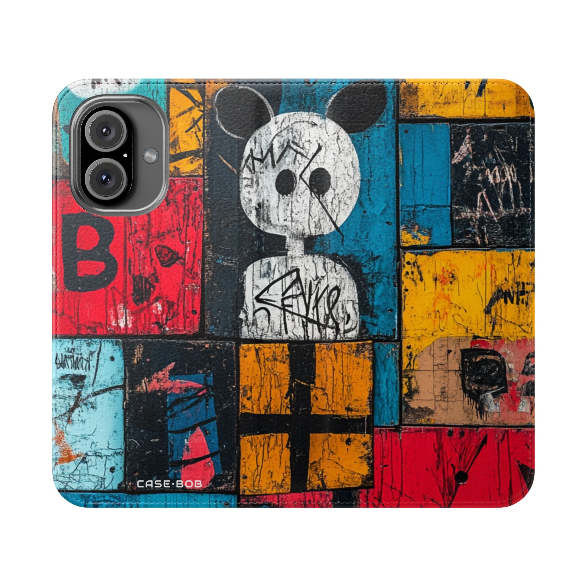 White Orb Graffiti - iPhone 16 Case - Wallet