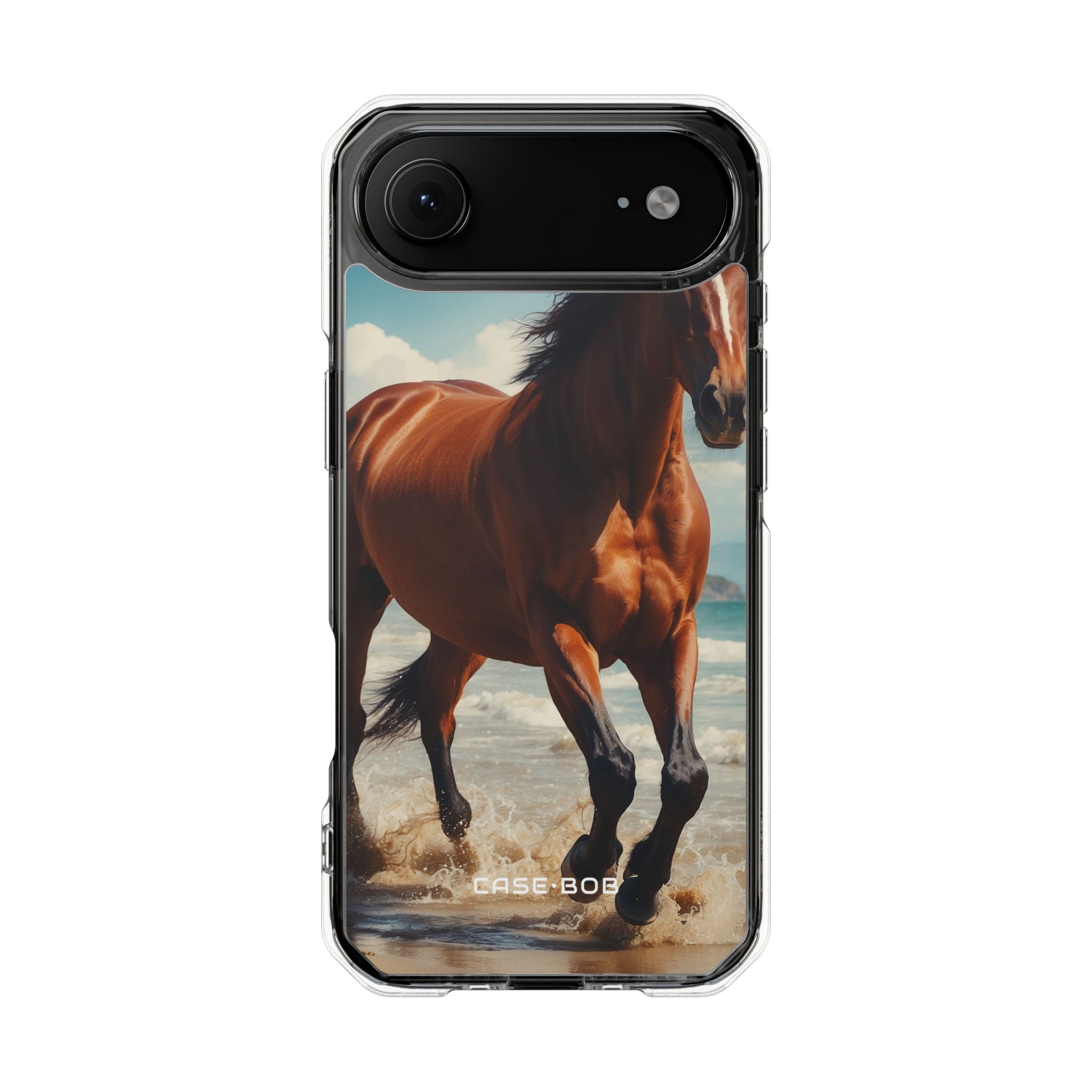 Brown Horse Splash iPhone 17 Air Case - Impact