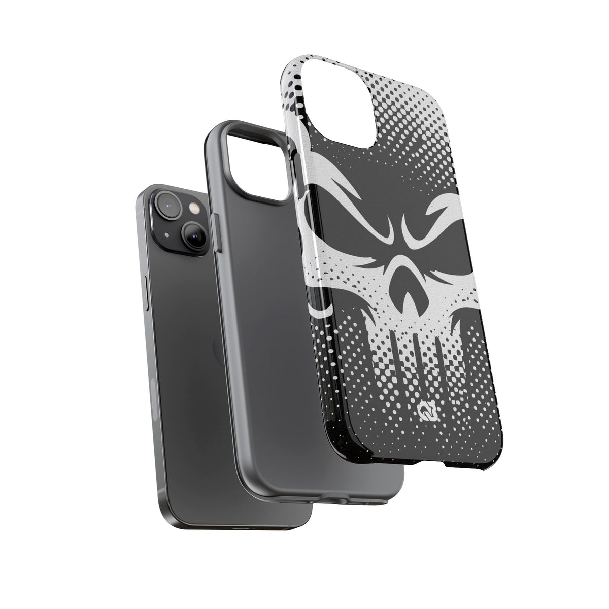Phantom Halftone · Tough Phone Case for iPhone · Black