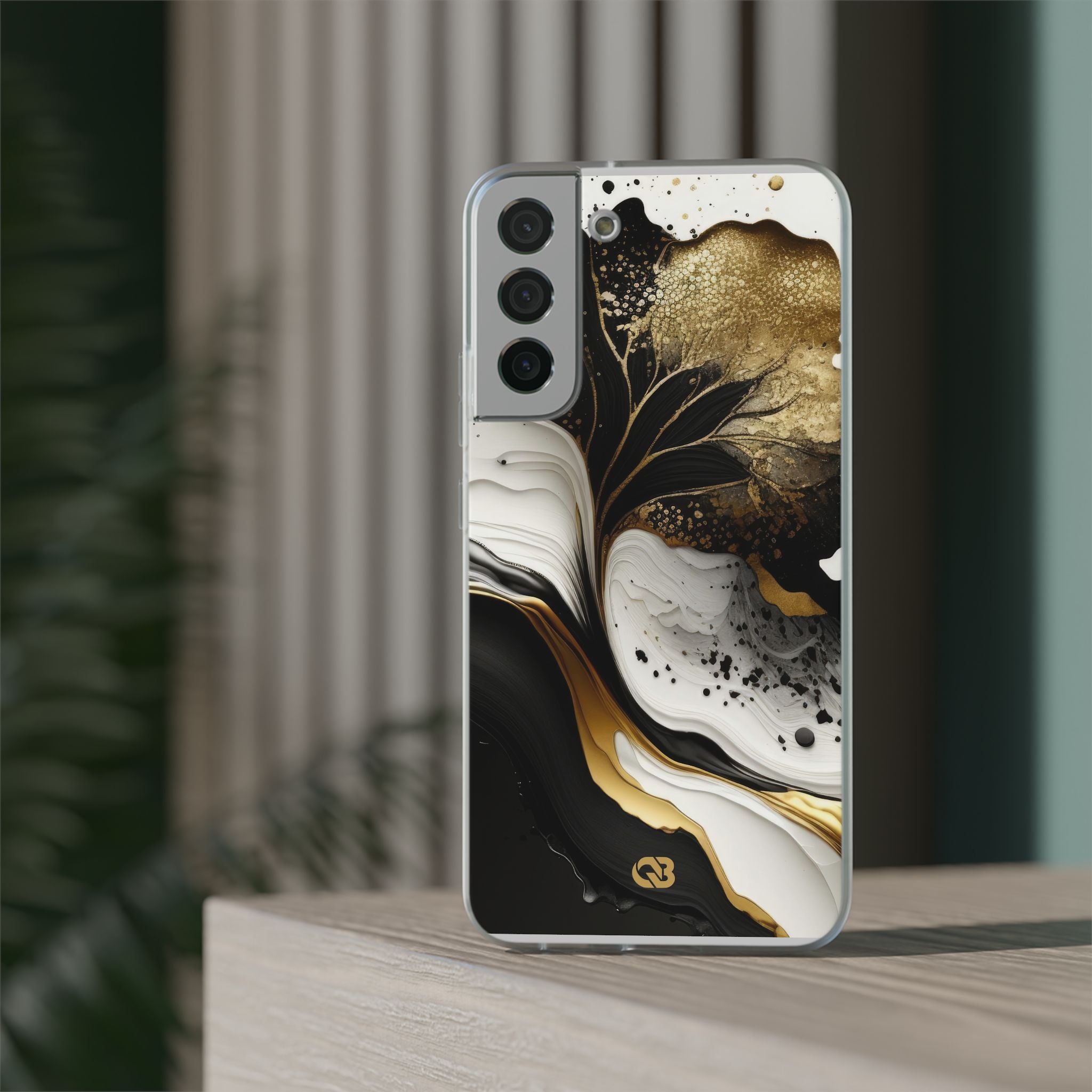 Molten Onyx Gold · Soft Handyhülle für Samsung