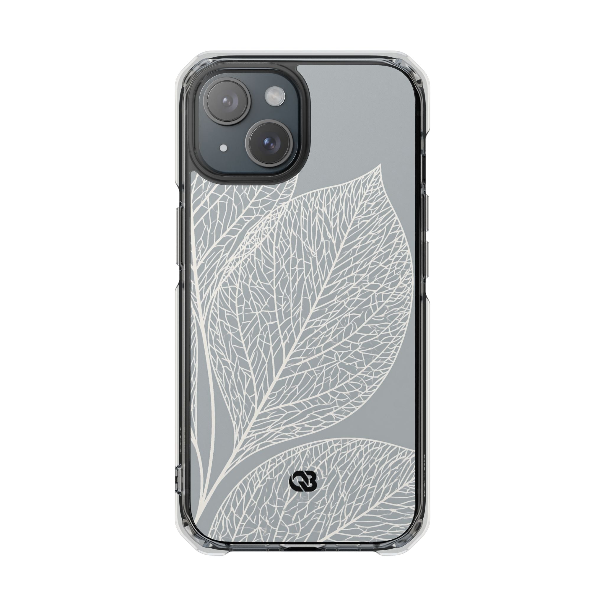 Grey Impact MagSafe Phone Case for iPhone - Frosted Ash Veins