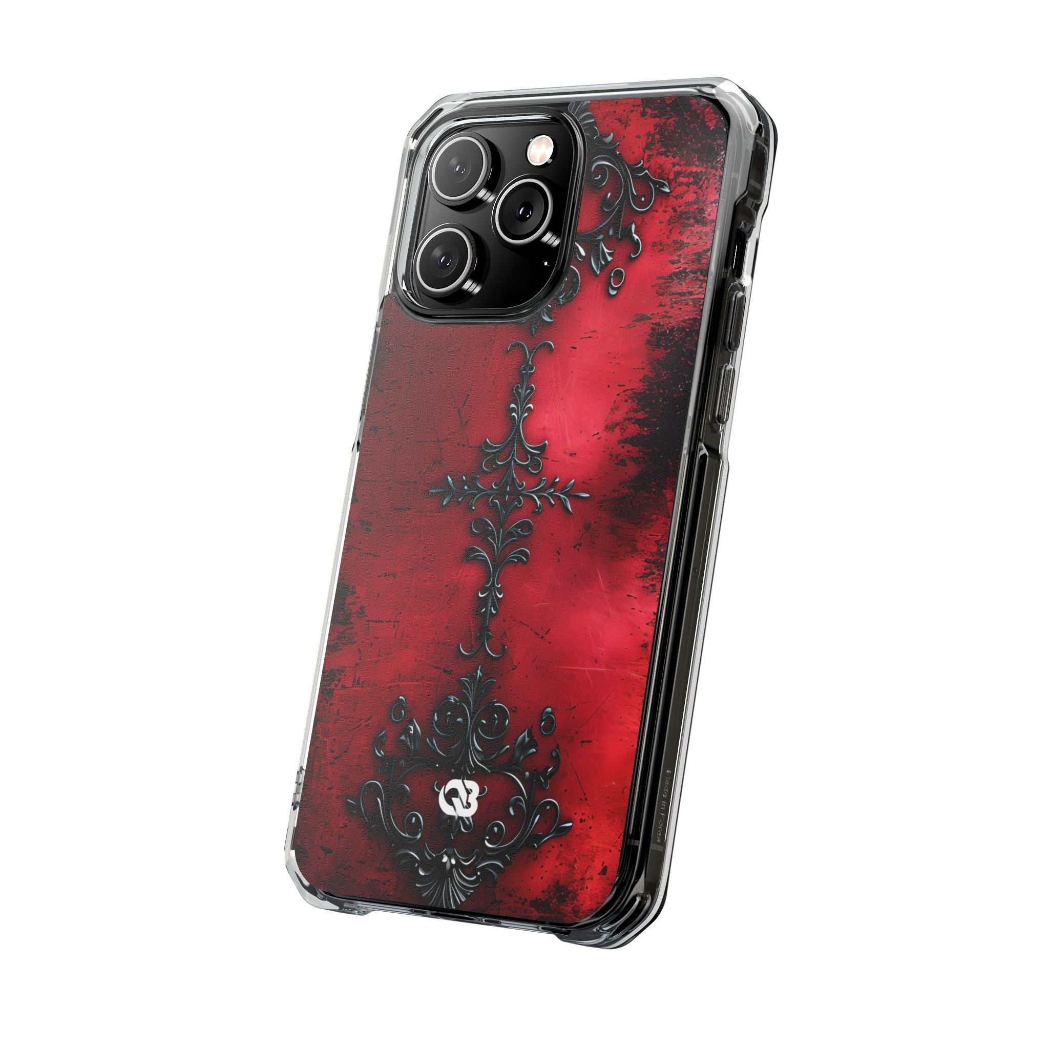 Crimson Gothic Filigree · Impact Phone Case for iPhone · Magsafe