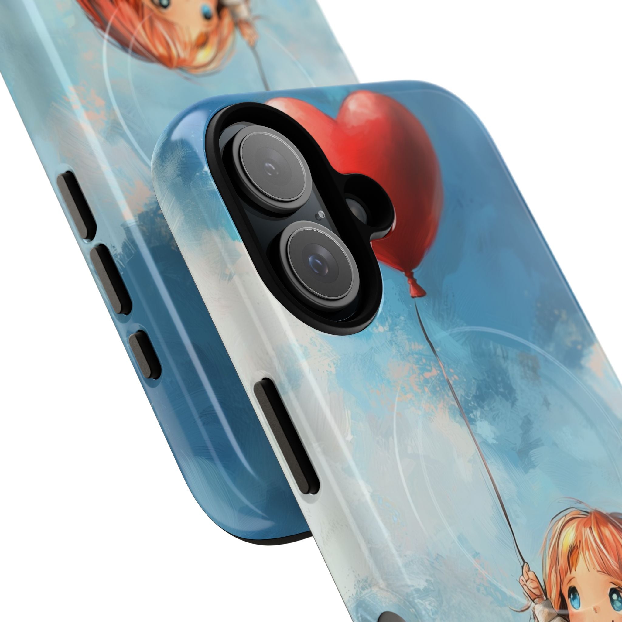 Crimson Heart Sky · Tough+ Coque de téléphone pour iPhone · Magsafe