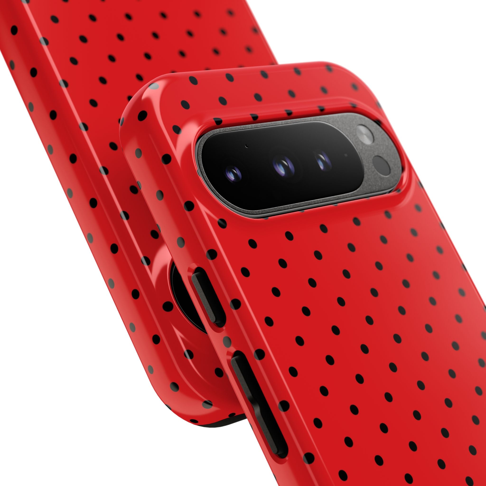 Crimson Dot Matrix Google Pixel 9 Pro Case - Tough