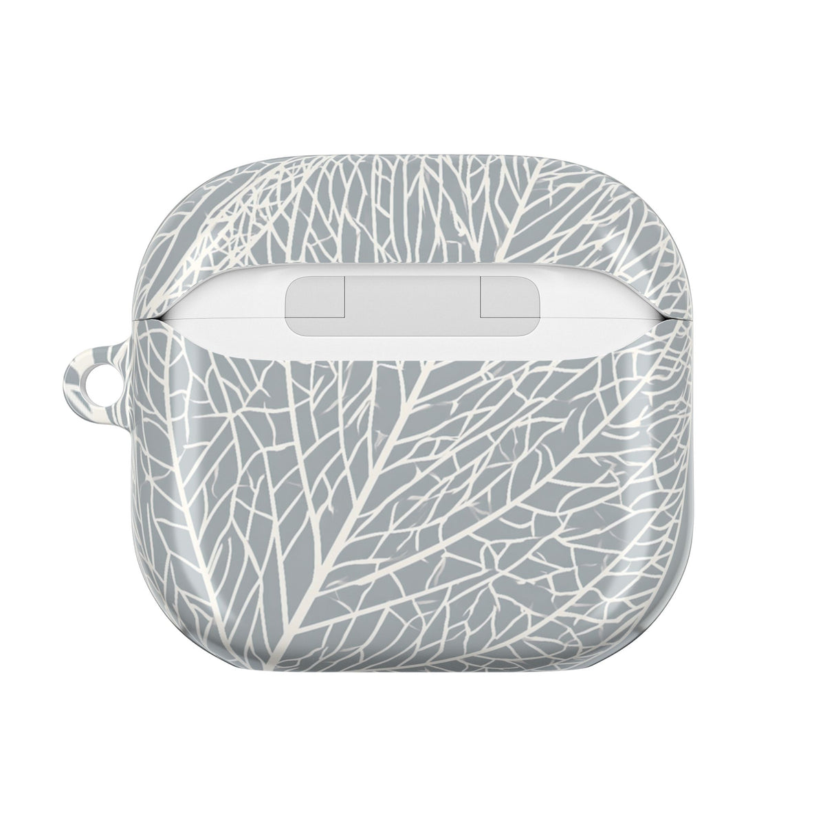 Minimal Leaf Skeleton · Hard Case for AirPods & AirPods Pro · Grey