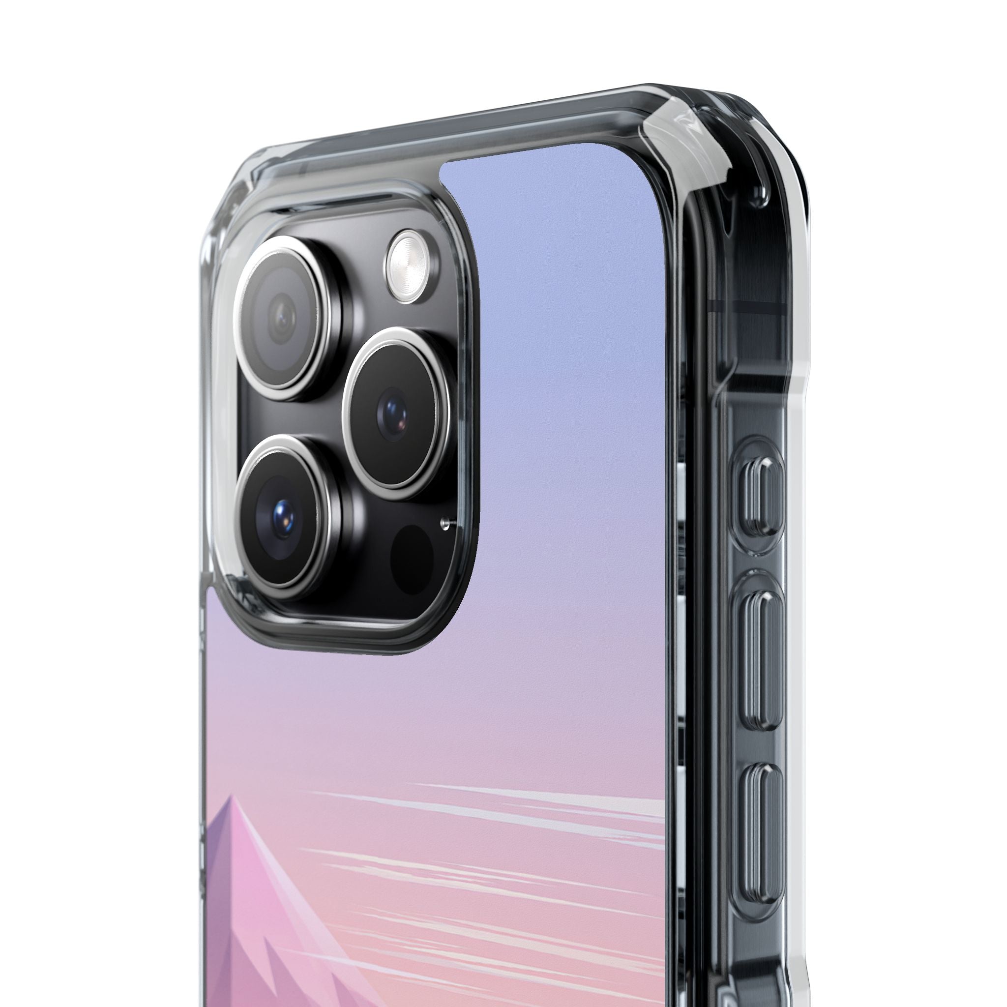 Purple Impact MagSafe Phone Case for iPhone - Lavender Alpine Dawn