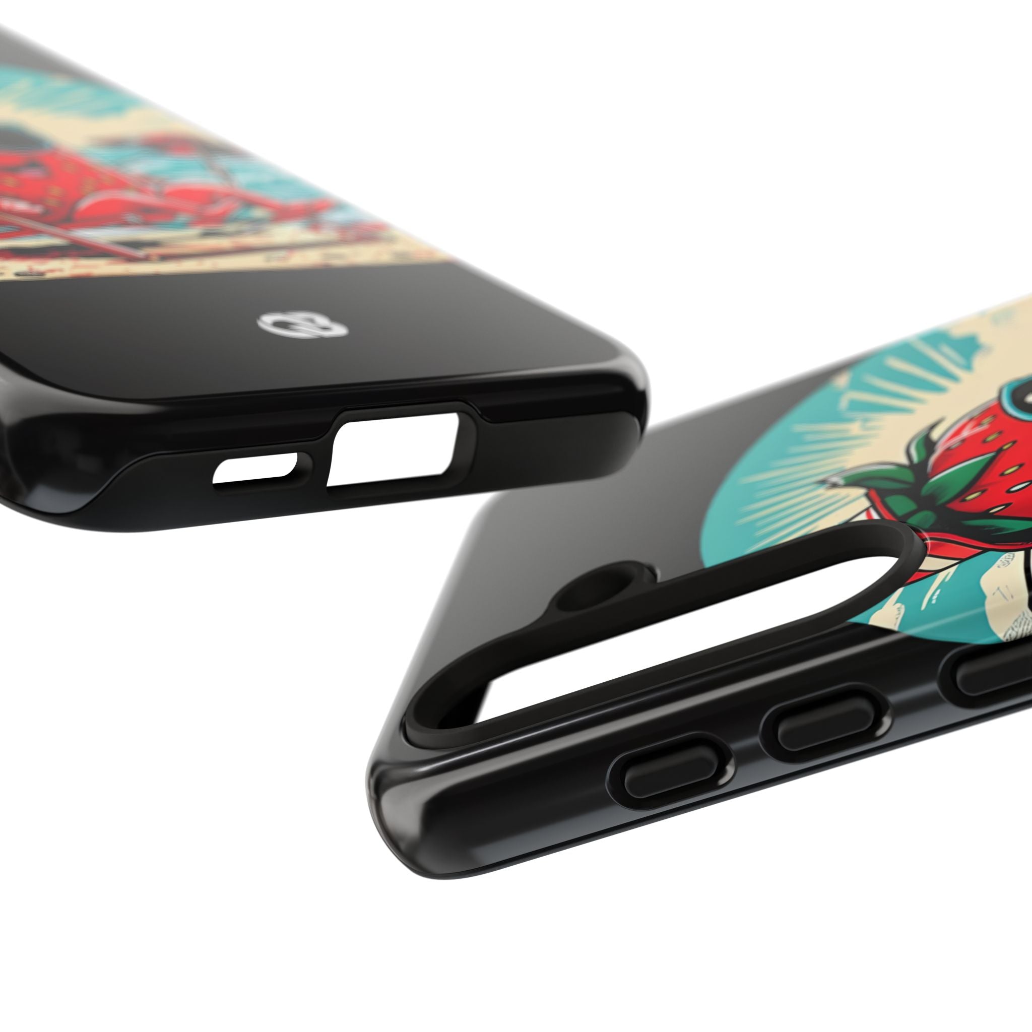 Retro Coastal Berry · Tough Mobilskal för Samsung