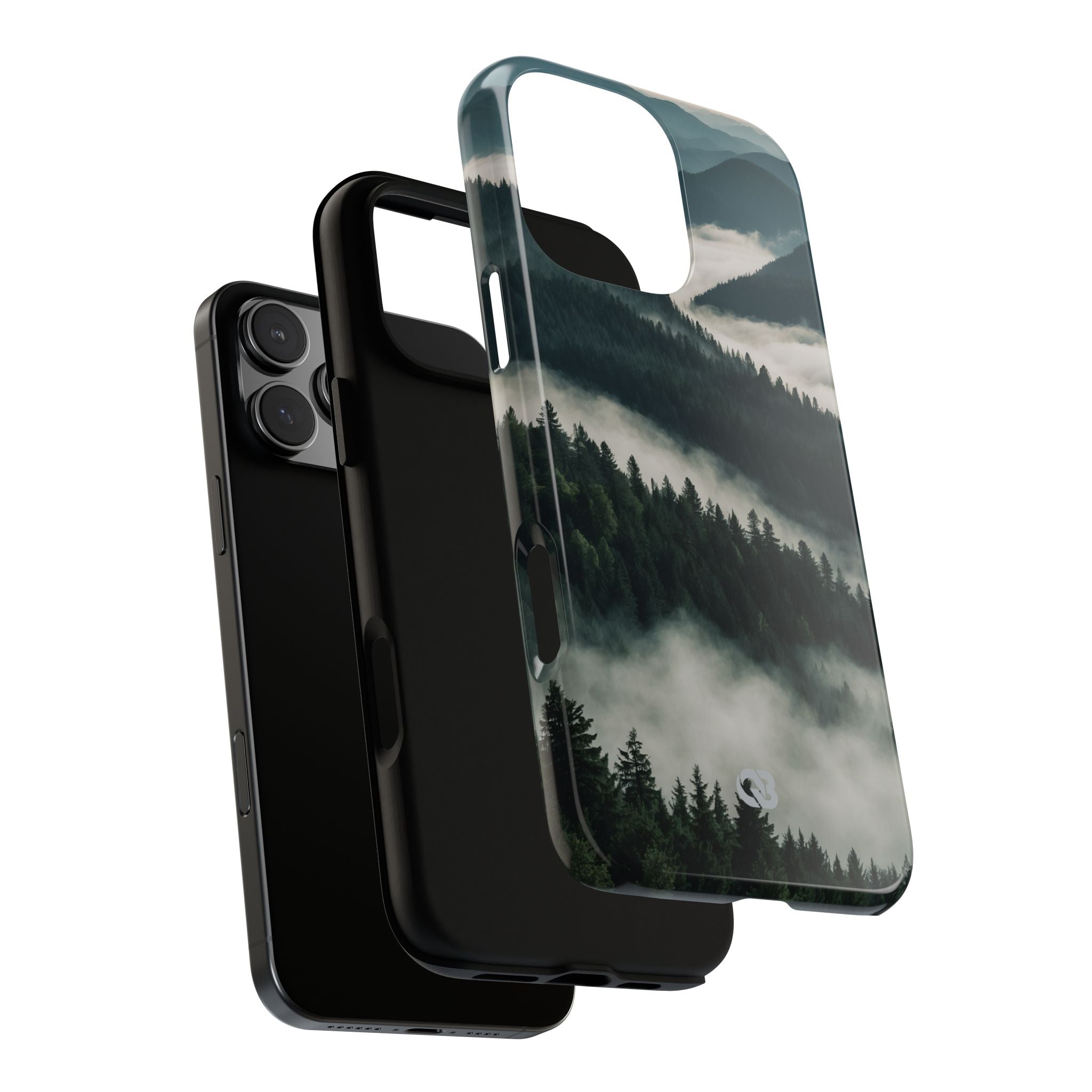 Misty Pine Peaks · Tough Phone Case for iPhone