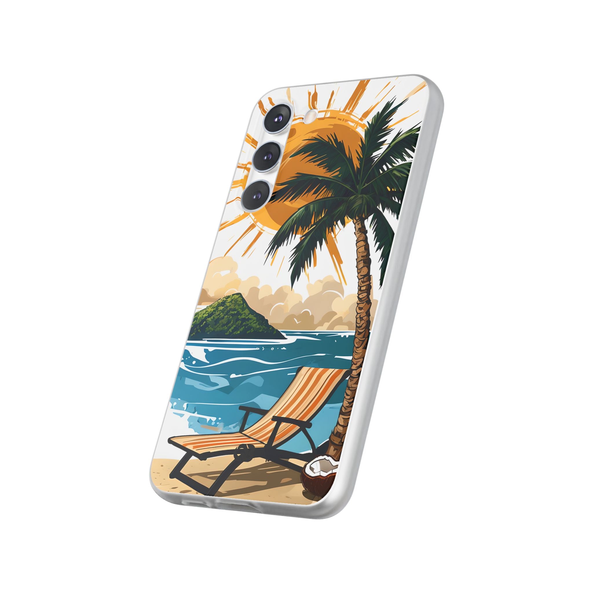 Radiant Coast Solitude · Soft Handyhülle für Samsung