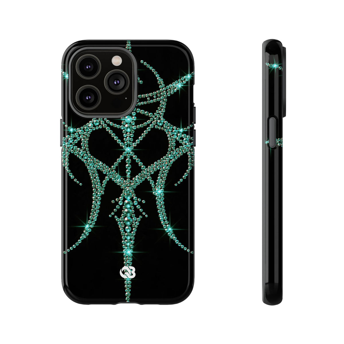 Teal Cyber Sigil · Tough Phone Case for iPhone · Teal
