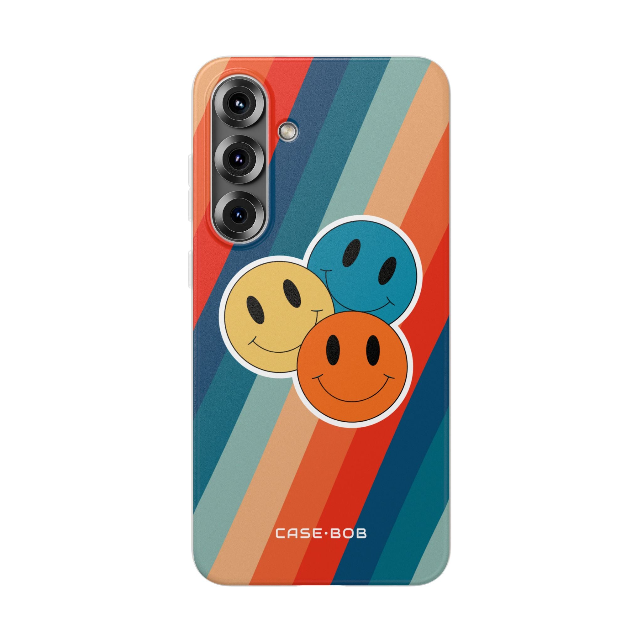 Smiley Trio Waves Samsung S25 Plus Case - Soft